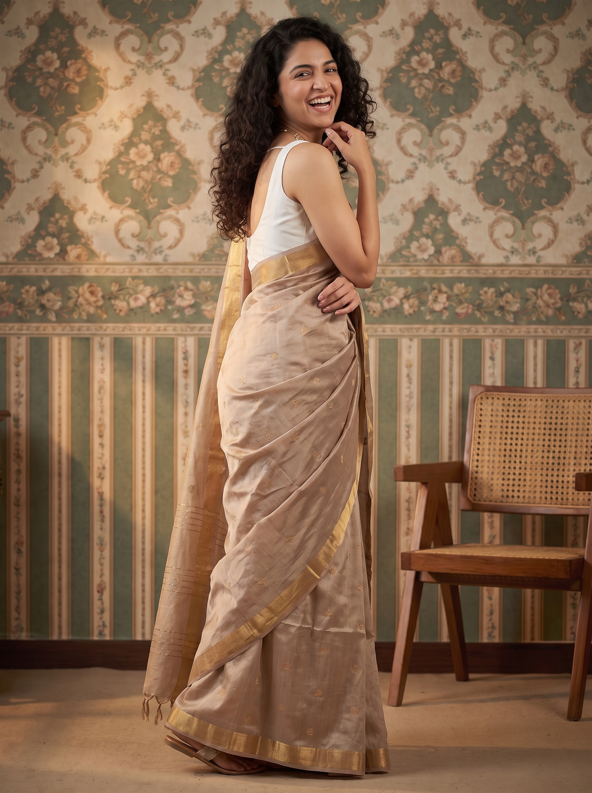 Madhavi Jari Silk Saree