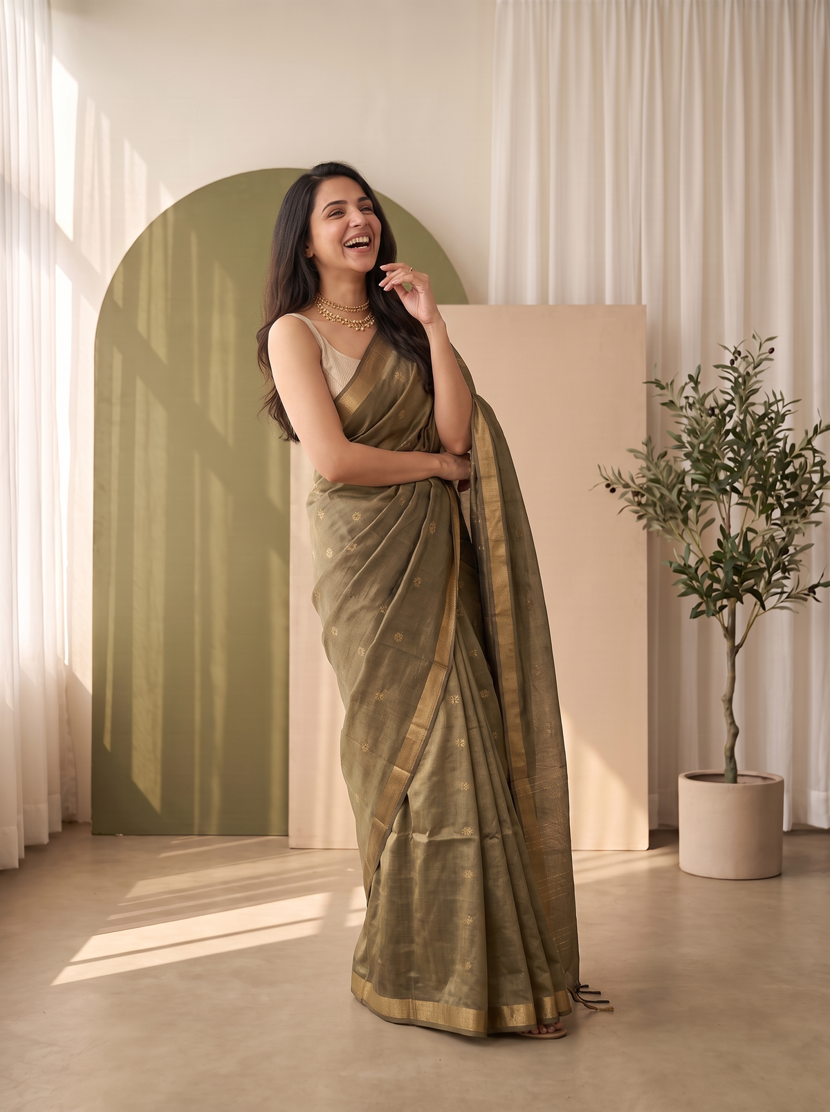 Kanaka Jari Silk Saree