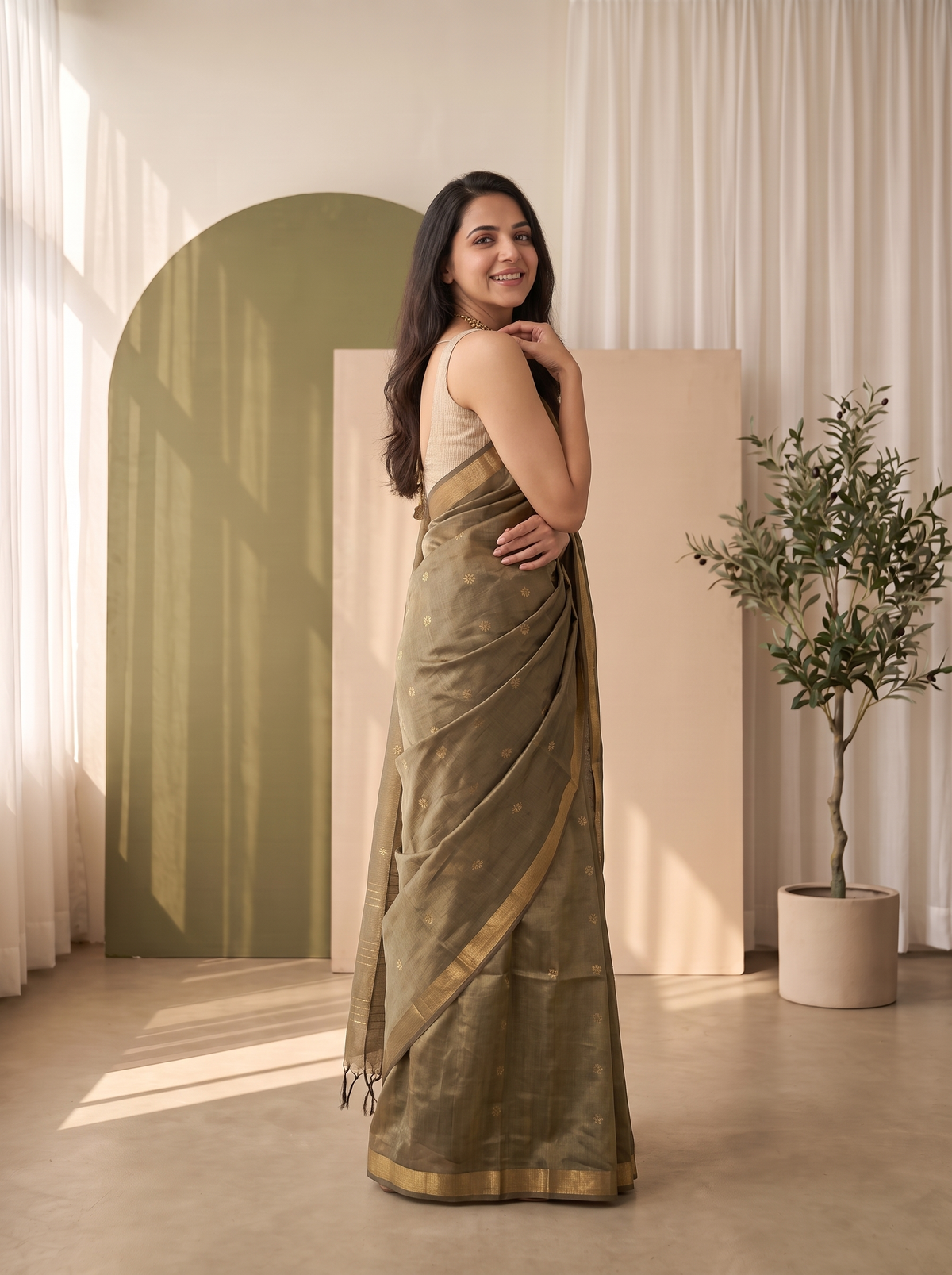 Kanaka Jari Silk Saree