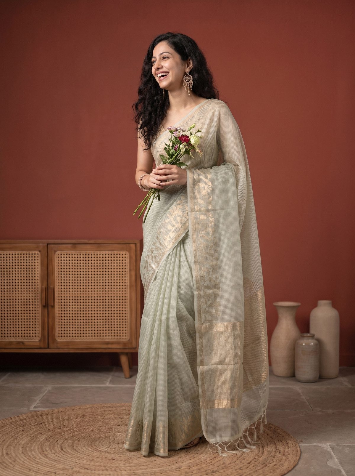 Manjari Kota Tissue Saree