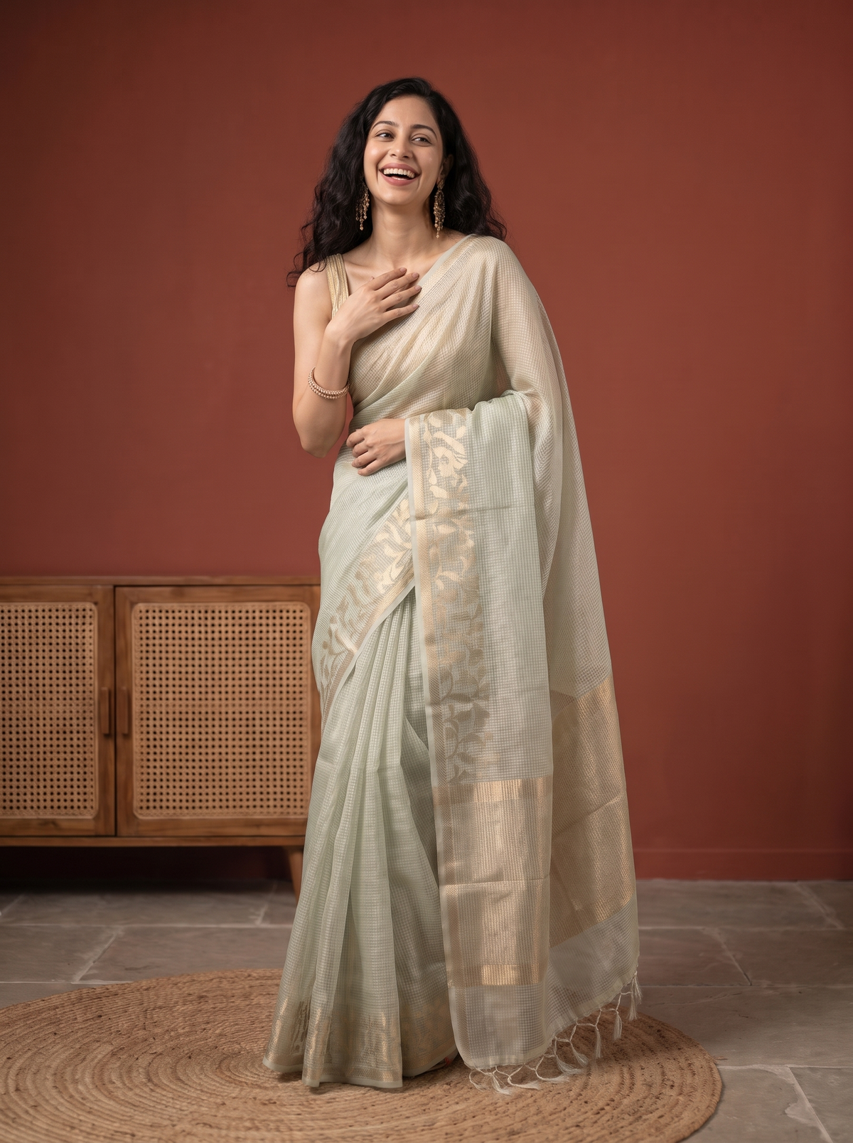 Manjari Kota Tissue Saree