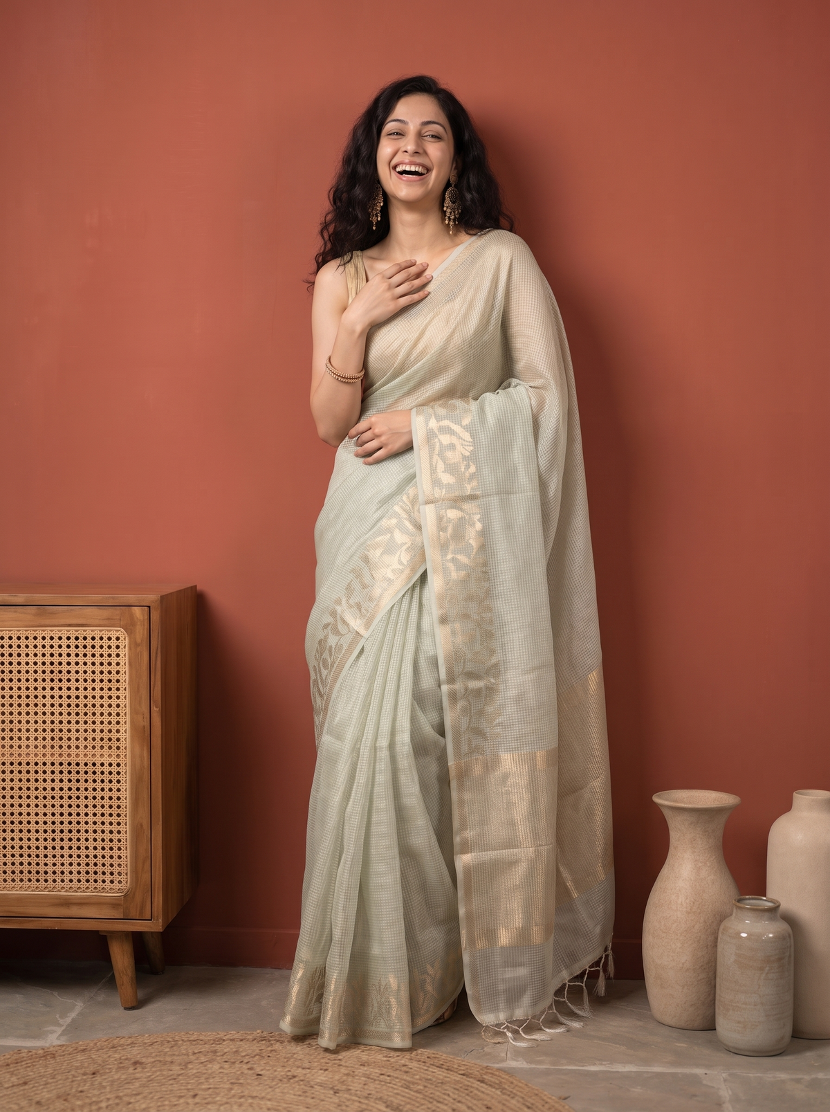 Manjari Kota Tissue Saree
