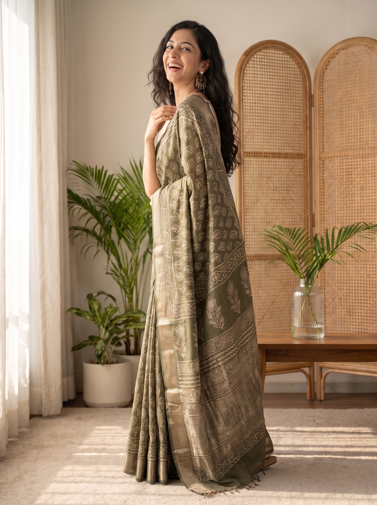 Rajsi Maheshwari Cotton Silk Sare