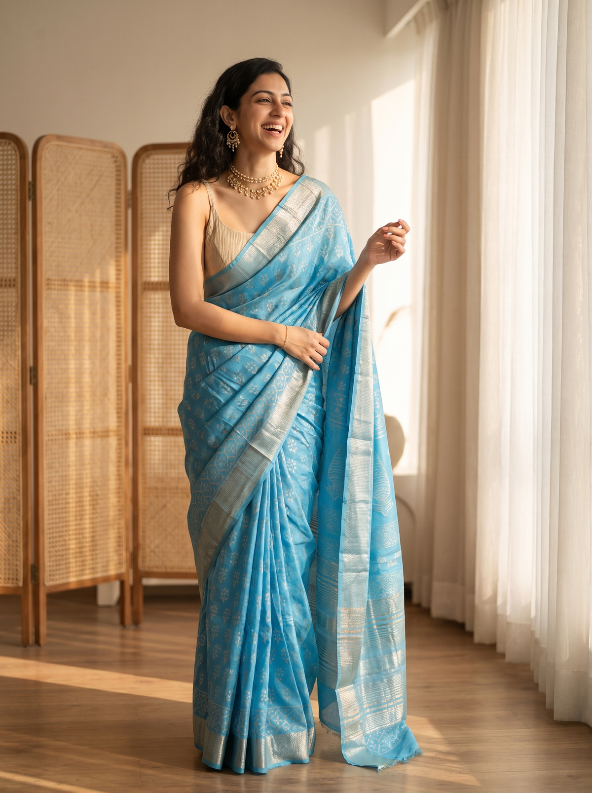 Kairavi Maheshwari Cotton Silk Saree