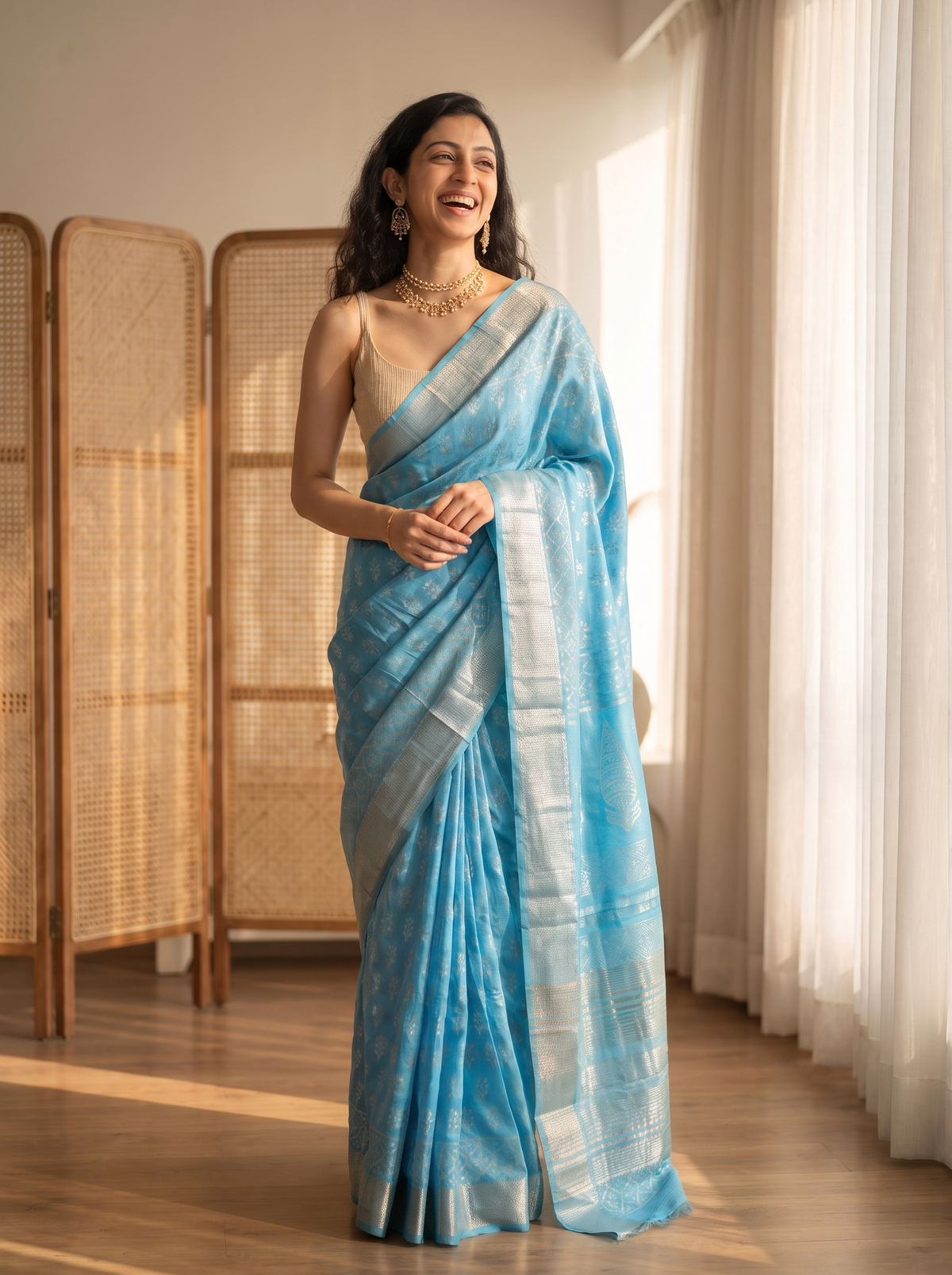 Kairavi Maheshwari Cotton Silk Saree