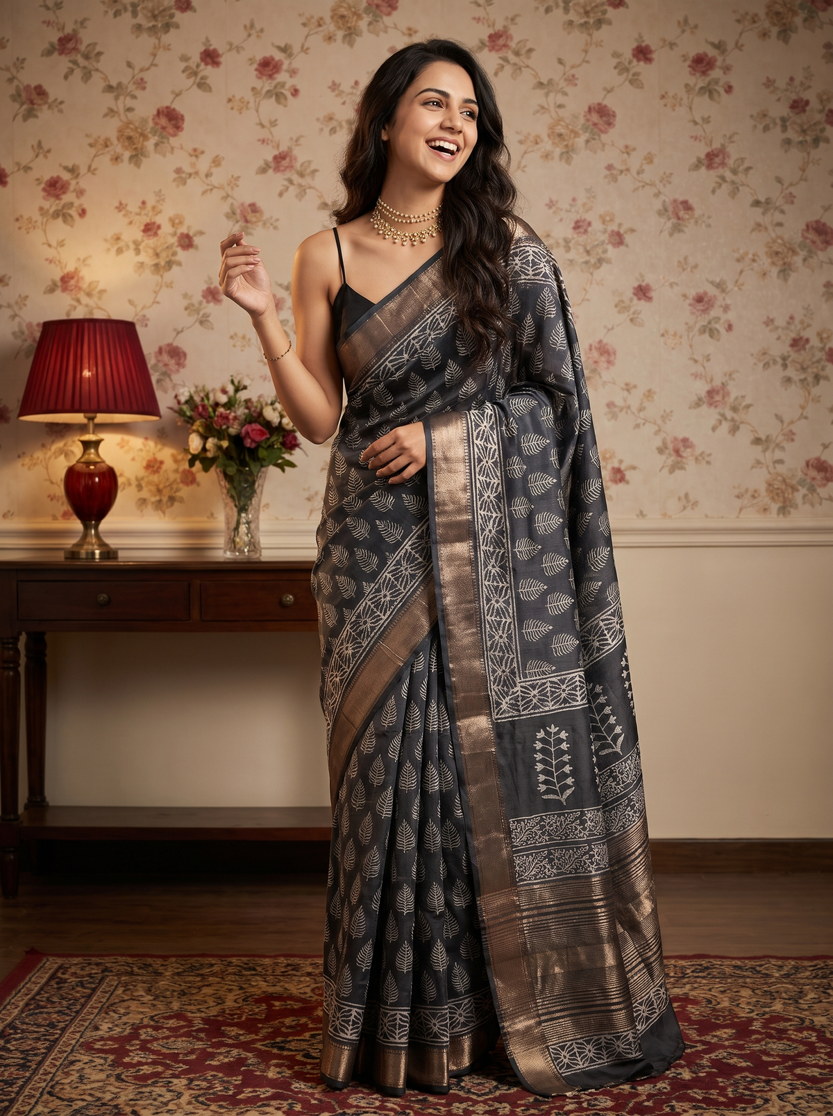 Pankhuri Maheshwari Cotton Silk Saree