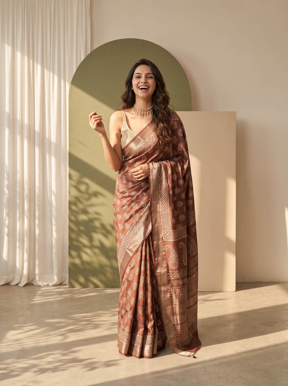 Aarohi Maheshwari Cotton Silk Saree