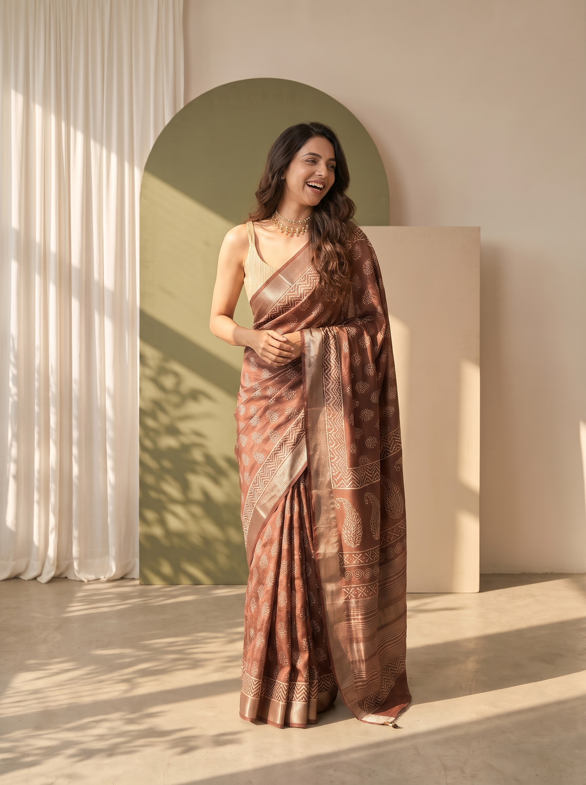 Aarohi Maheshwari Cotton Silk Saree