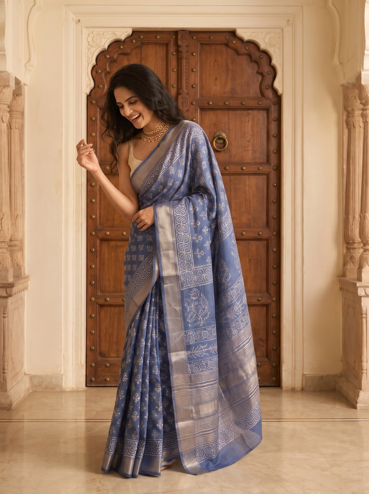 Saheli Maheshwari Cotton Silk Saree