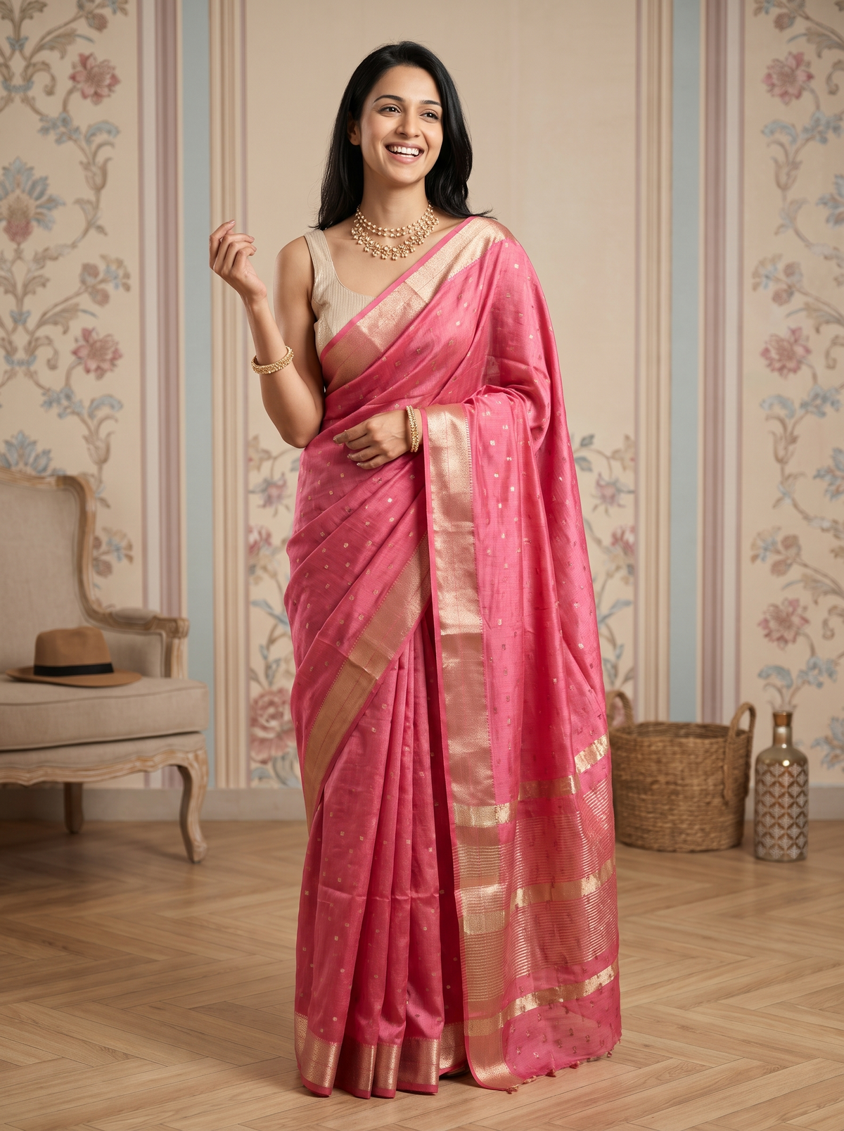 Vritika Jari Silk Saree