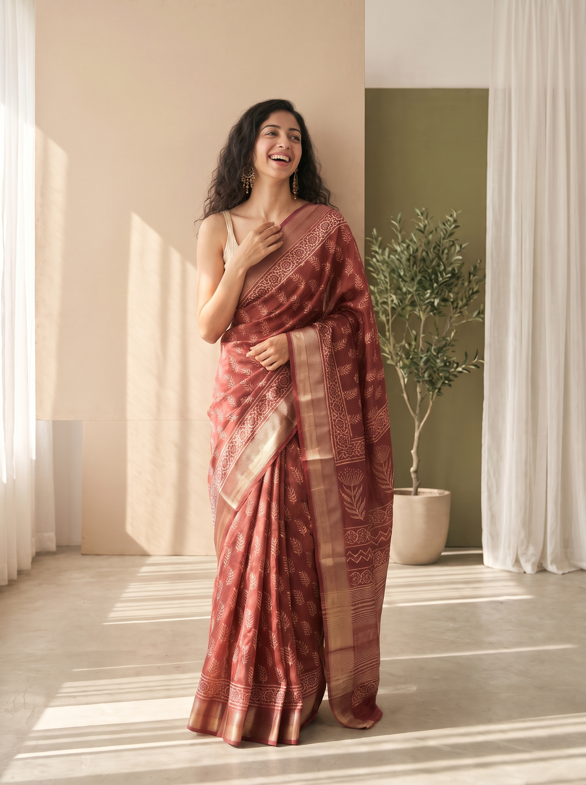 Ishita Maheshwari Cotton Silk Saree