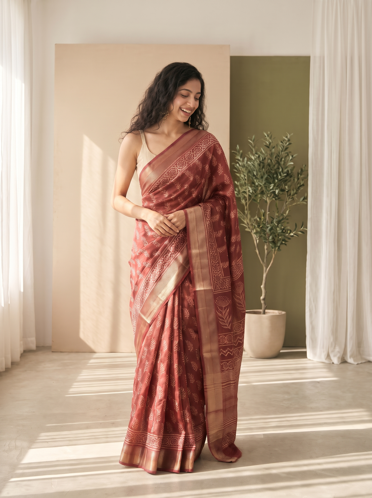 Ishita Maheshwari Cotton Silk Saree