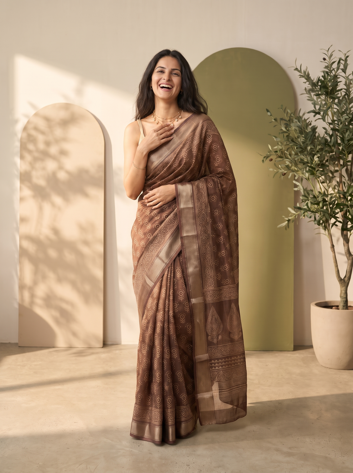 Arohi Maheshwari Cotton Silk Saree
