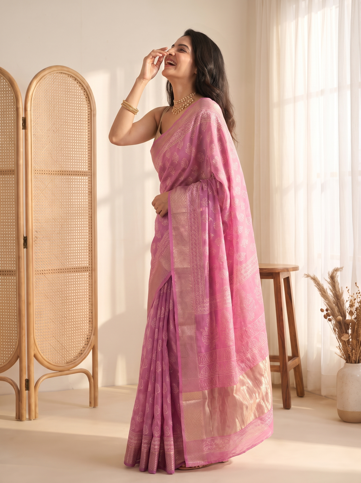 Yutika Maheshwari Cotton Silk Saree