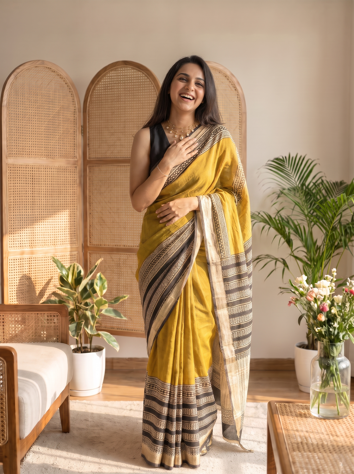 Eshara Maheshwari Cotton Silk Saree
