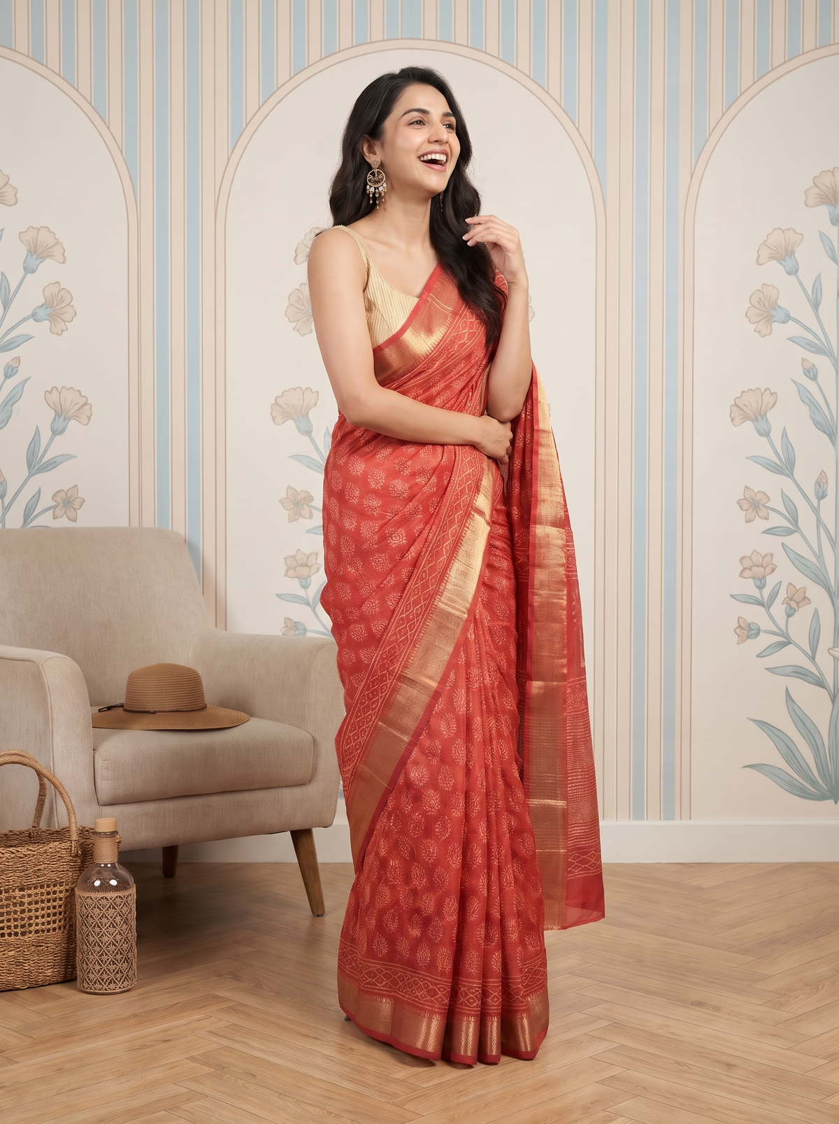 Yashvi Maheshwari Cotton Silk Saree