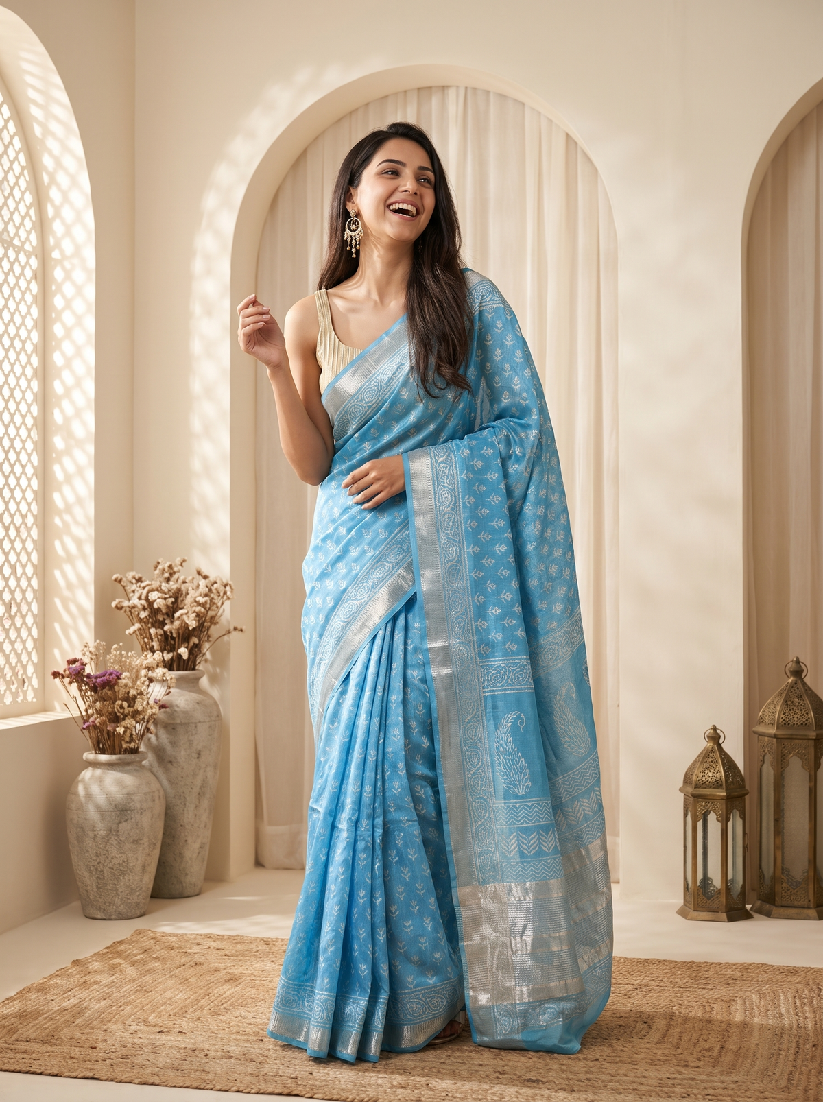 Niraya Maheshwari Cotton Silk Saree