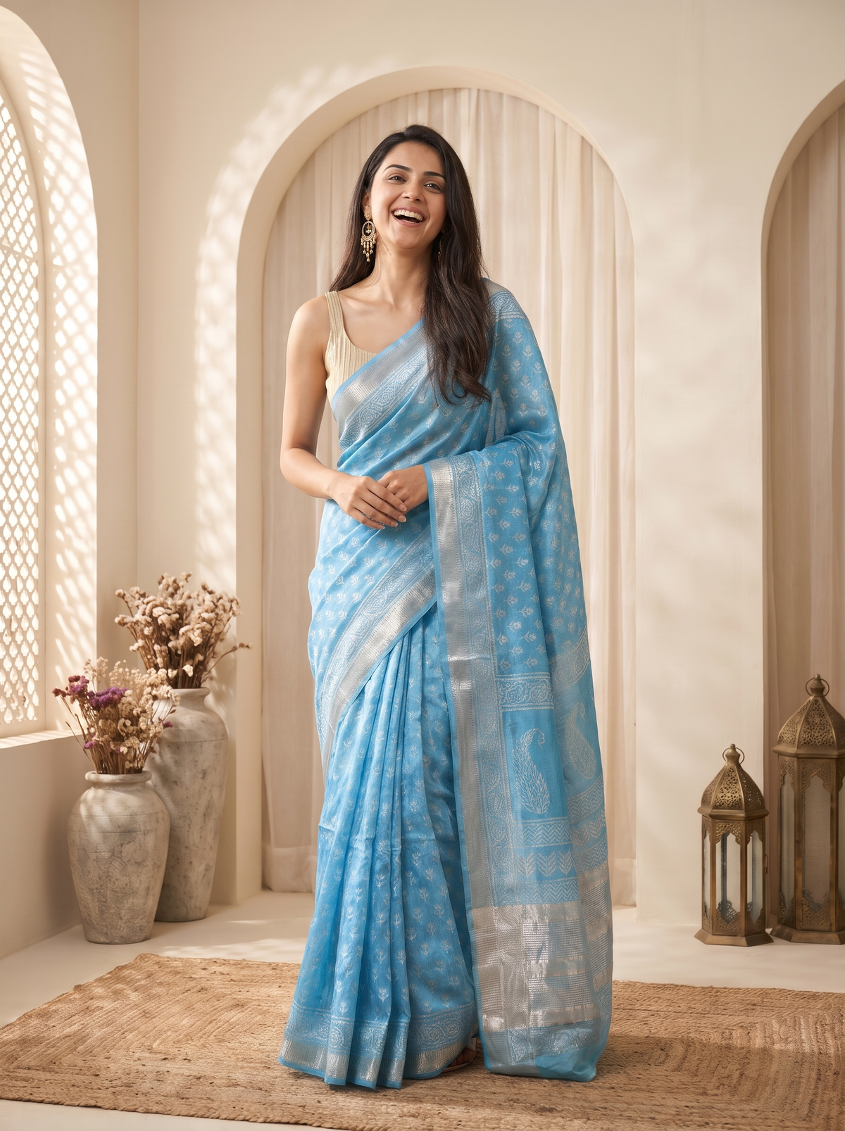 Niraya Maheshwari Cotton Silk Saree
