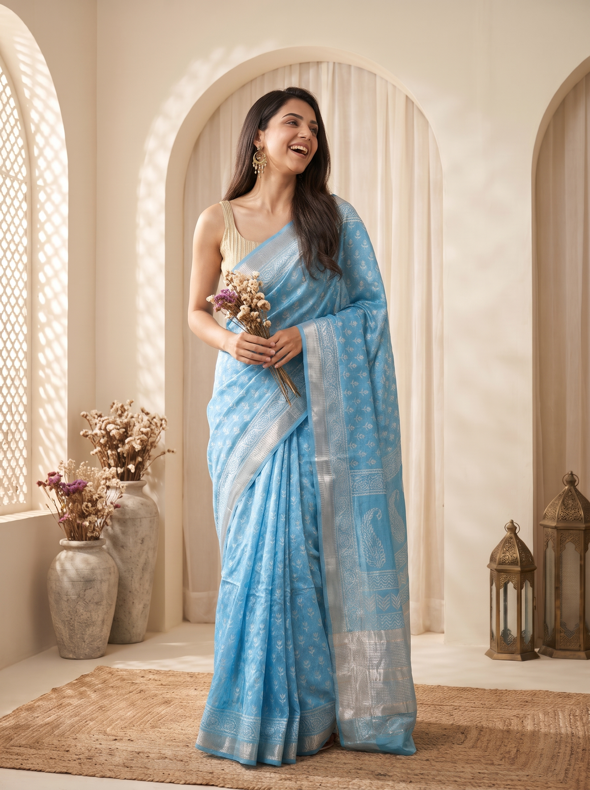 Niraya Maheshwari Cotton Silk Saree