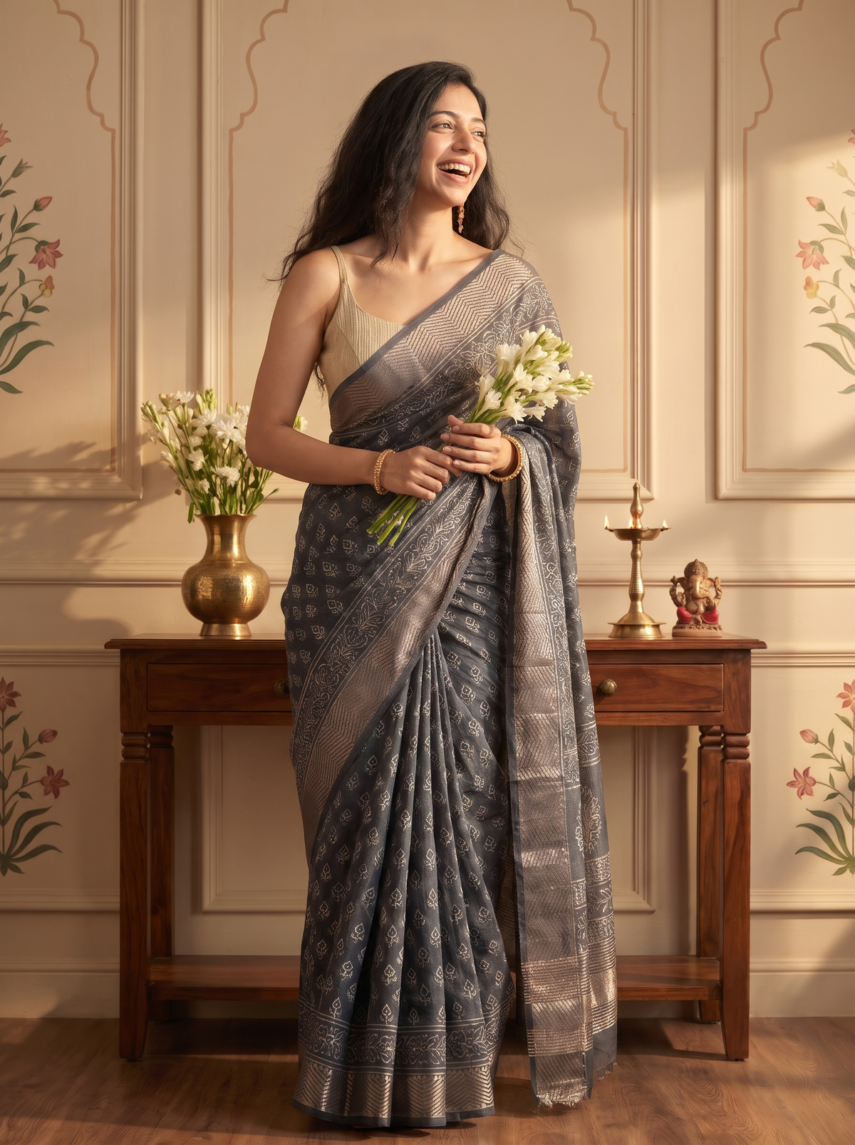 Nayeli Maheshwari Cotton Silk Saree