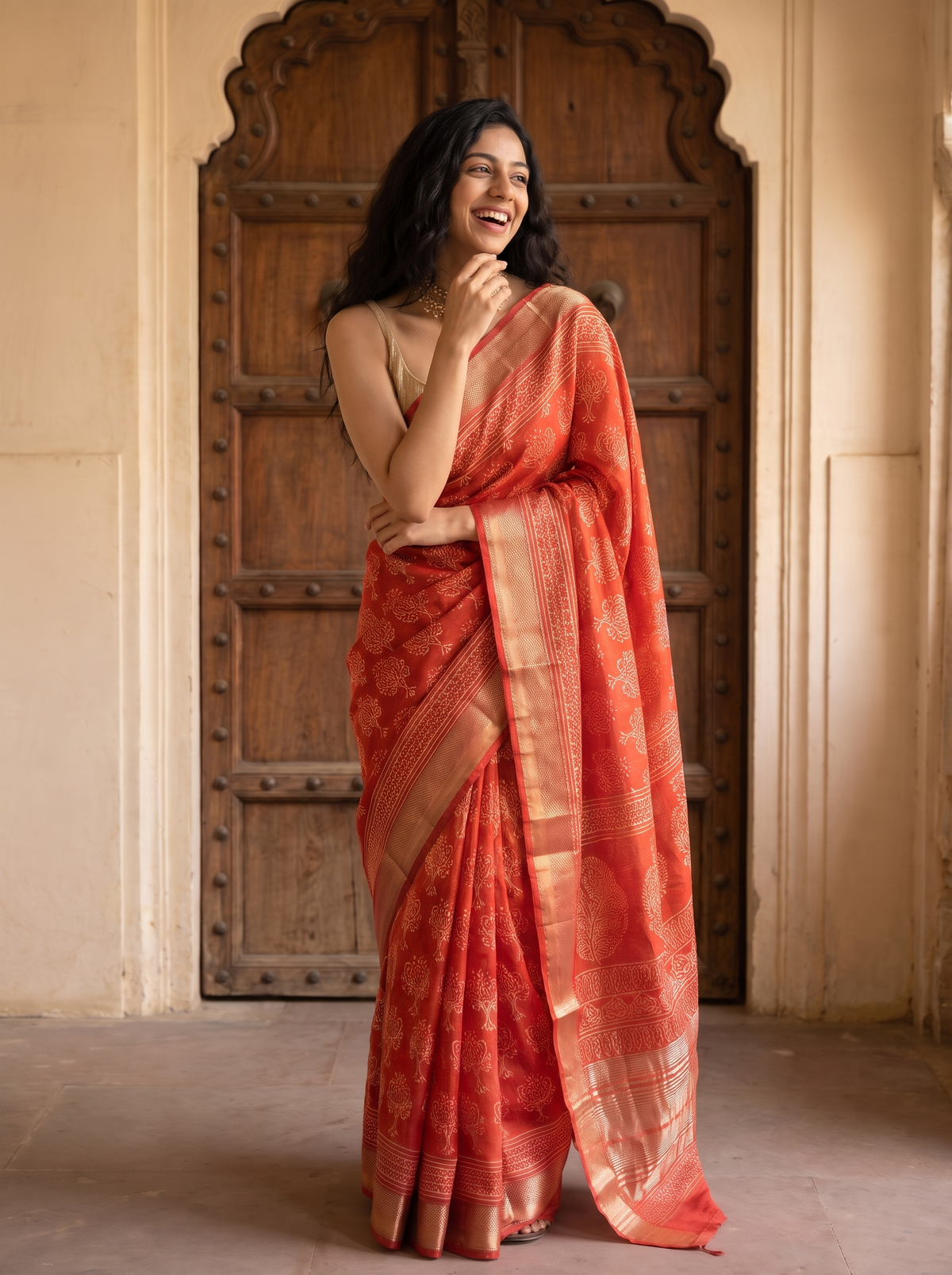 Amvisha Maheshwari Cotton Silk Saree