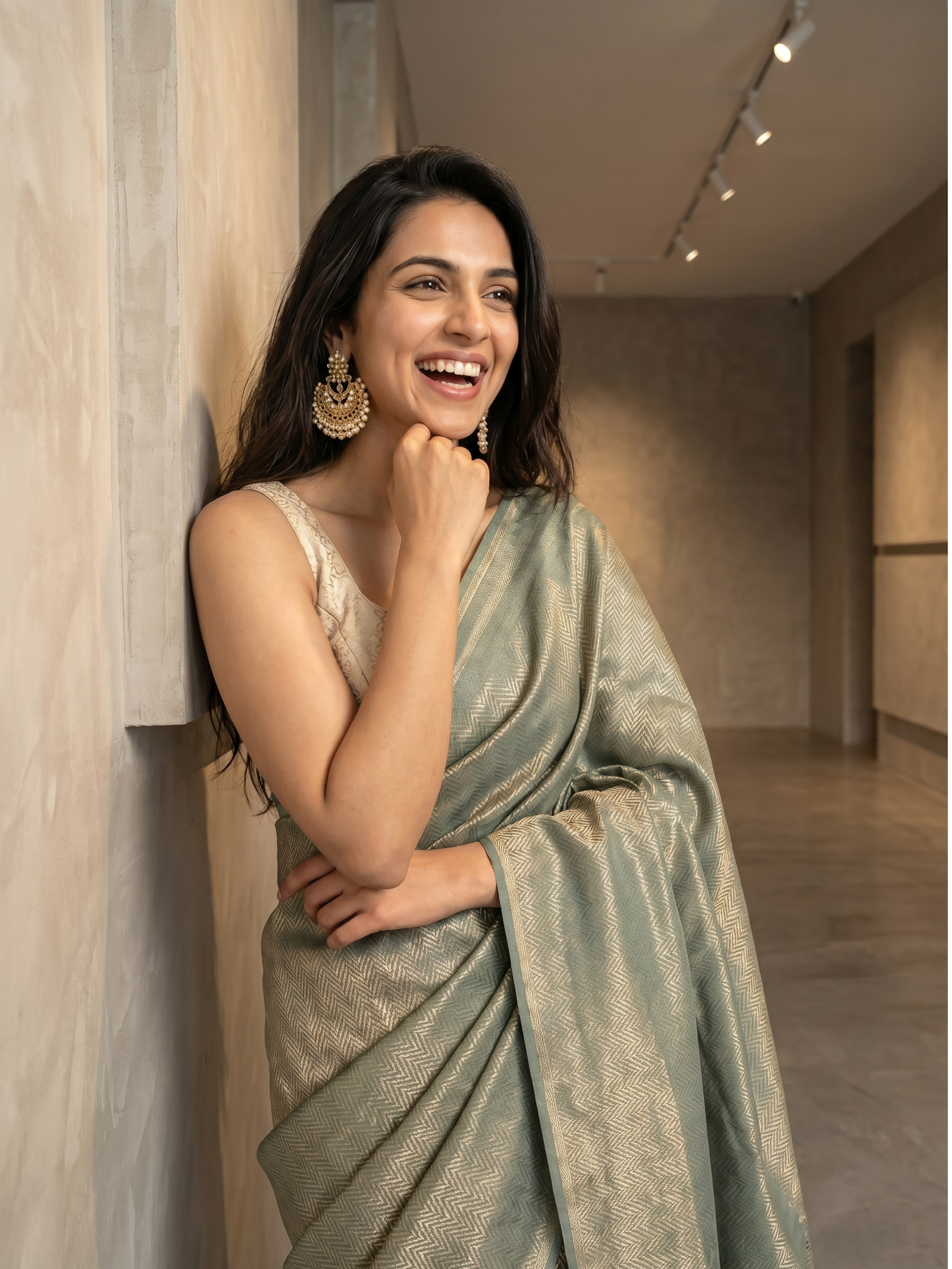 Rooprekha Jari Cotton Silk Saree