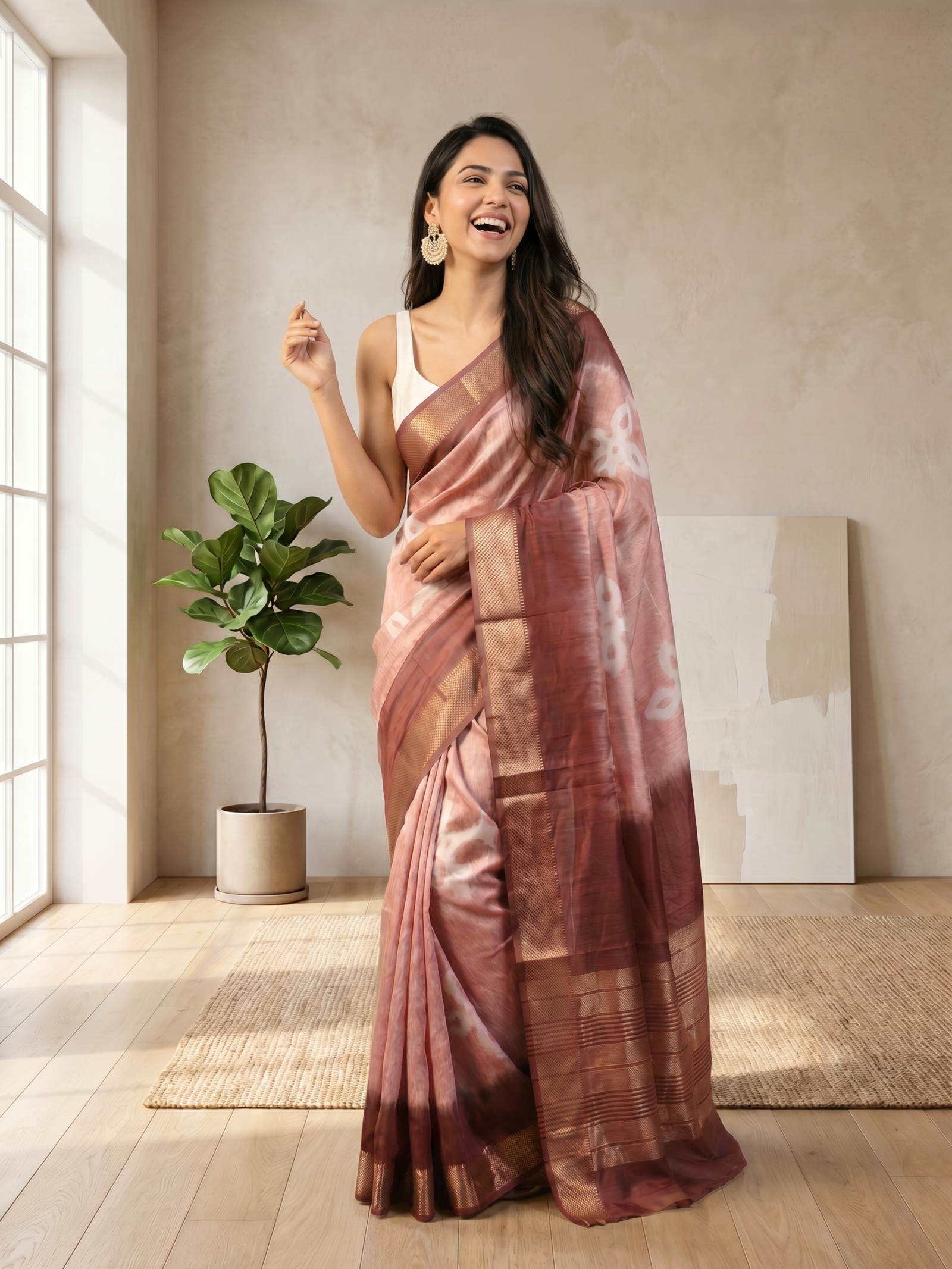 Alankrita Jari Cotton Silk Saree