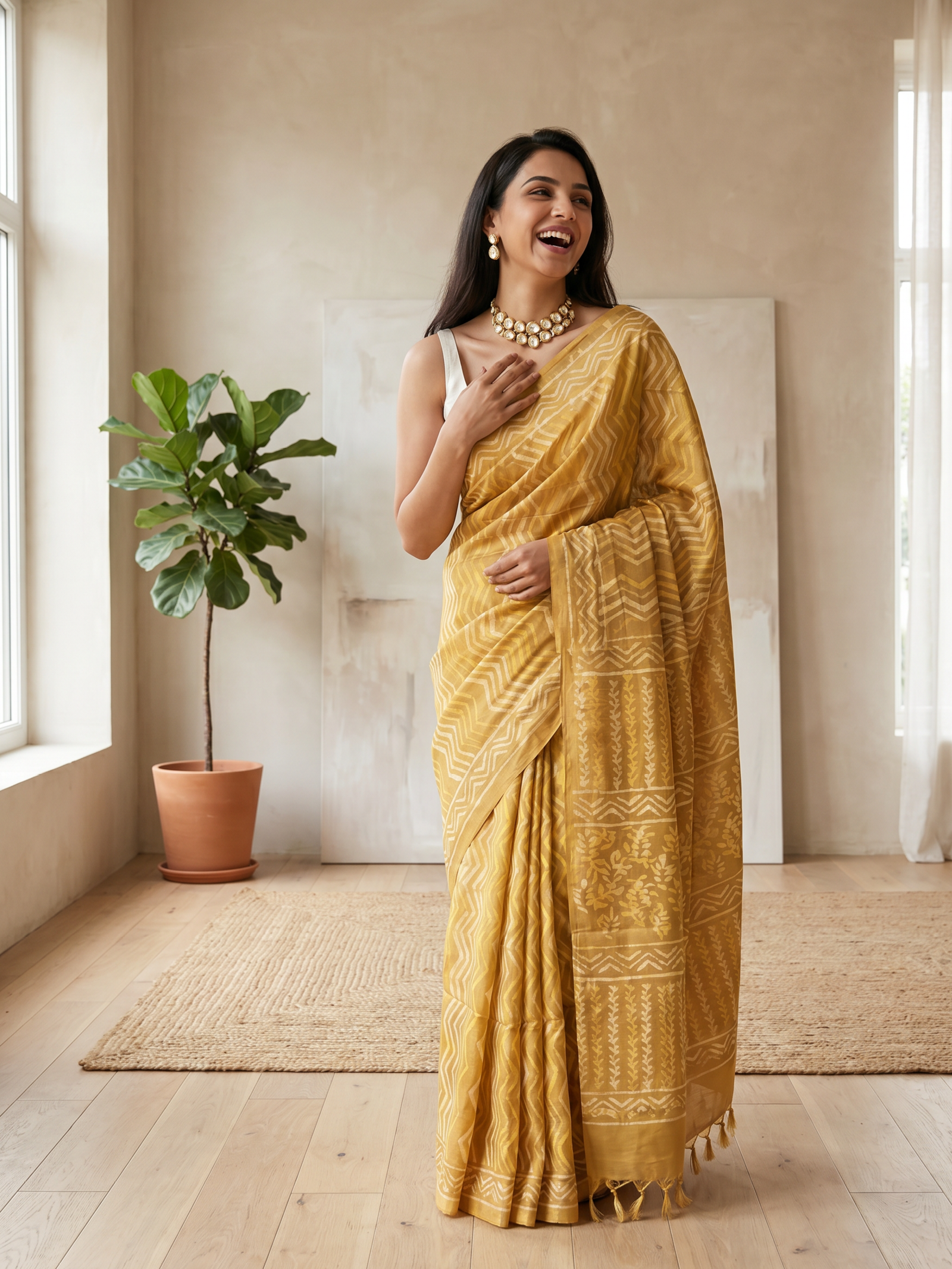 Rangriti Maheshwari Cotton Silk Saree