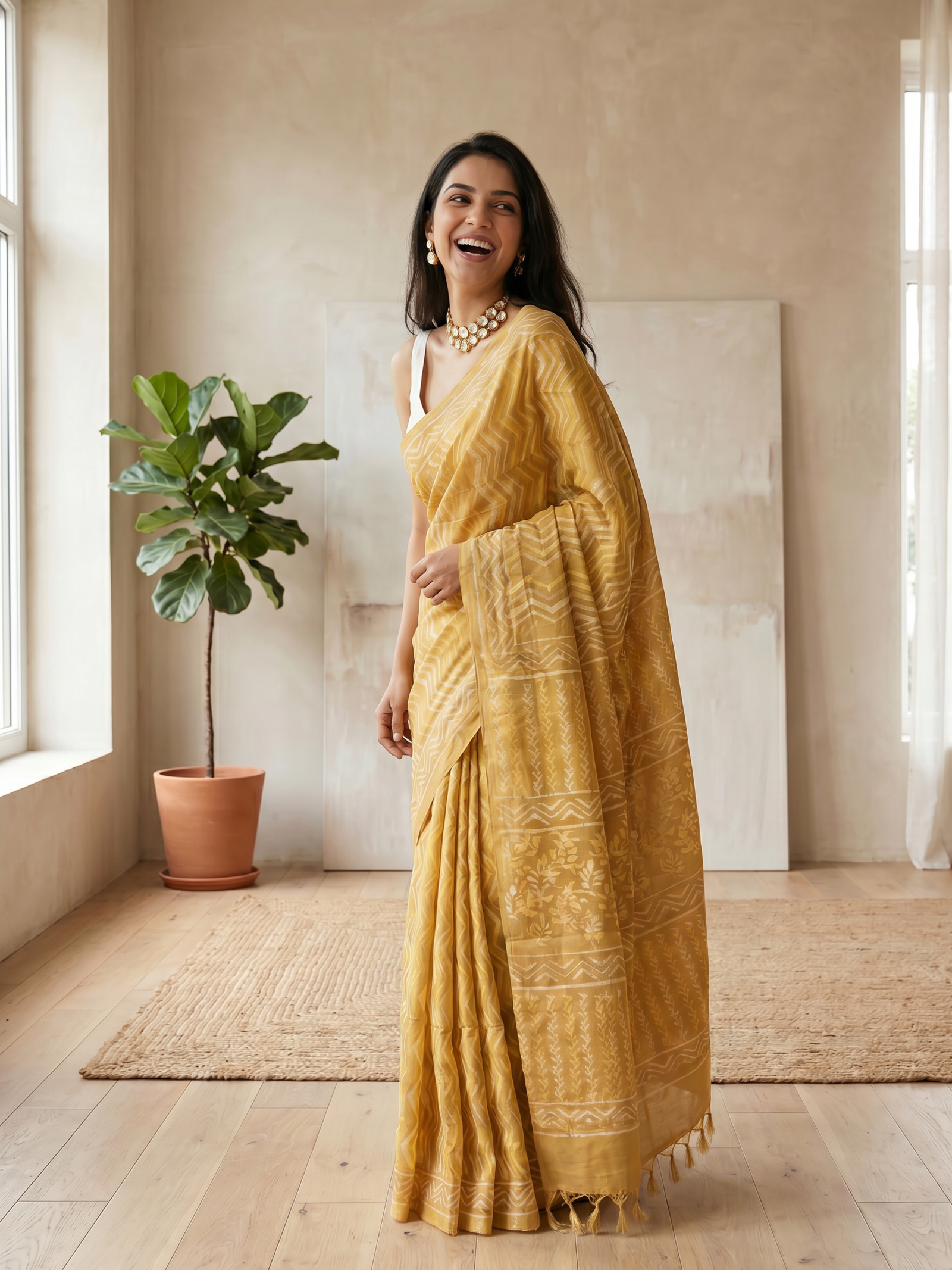 Rangriti Maheshwari Cotton Silk Saree