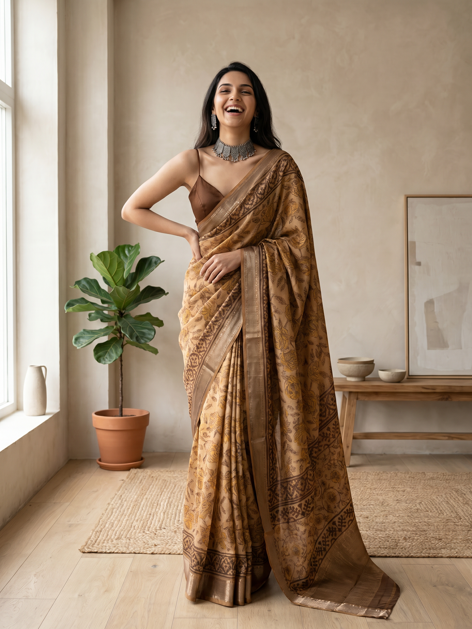 Rajkumari Maheshwari Cotton Silk