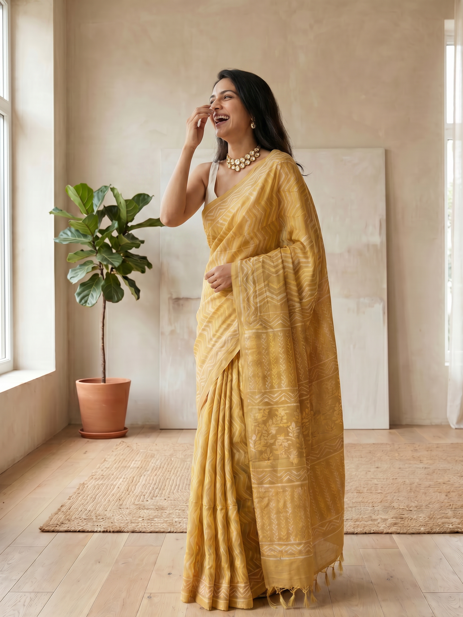 Rangriti Maheshwari Cotton Silk Saree