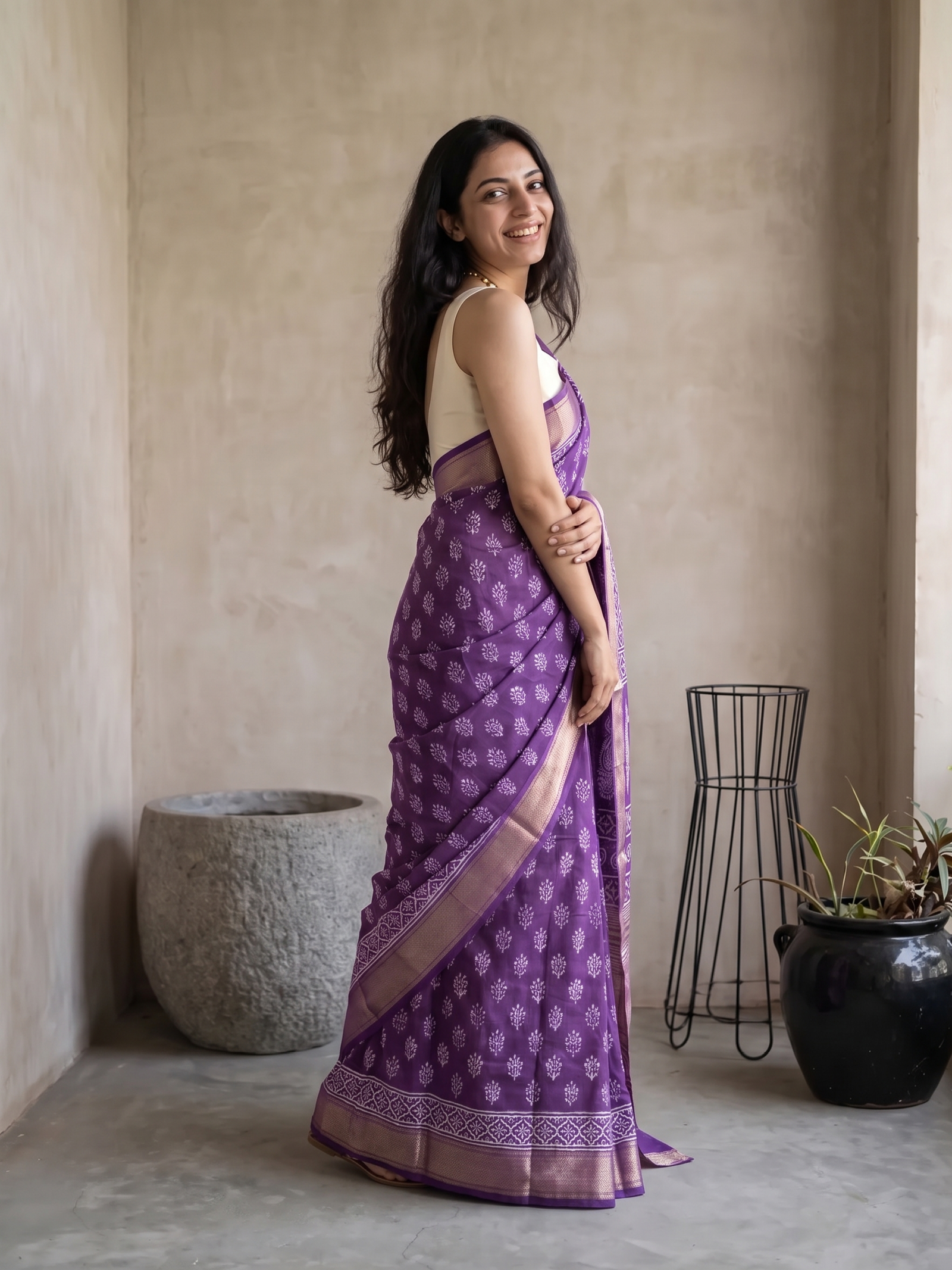 Vira Maheshwari Cotton Silk