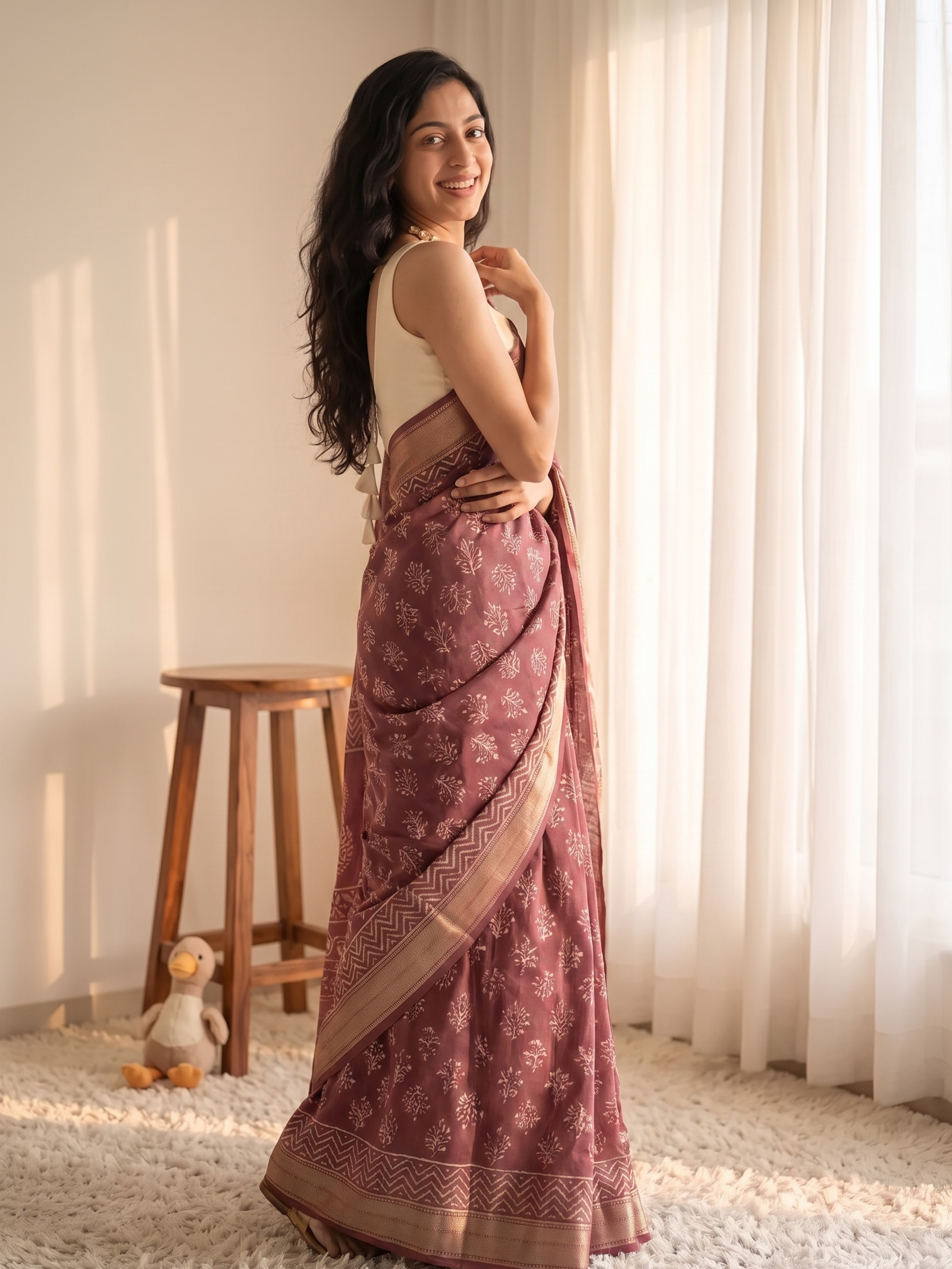 Aira Maheshwari Cotton Silk