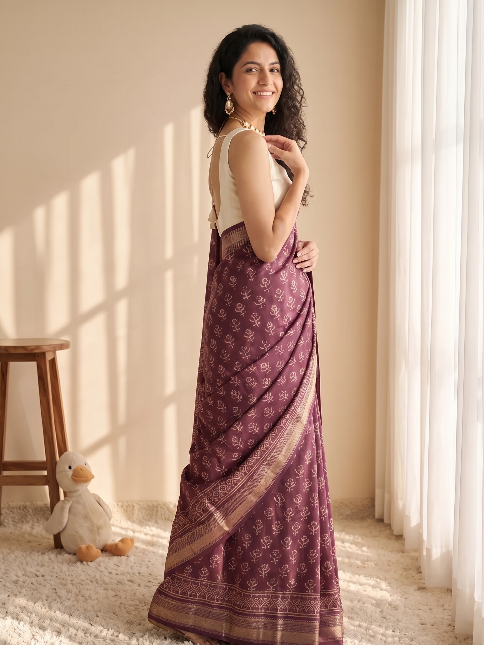 Elara Maheshwari Cotton Silk