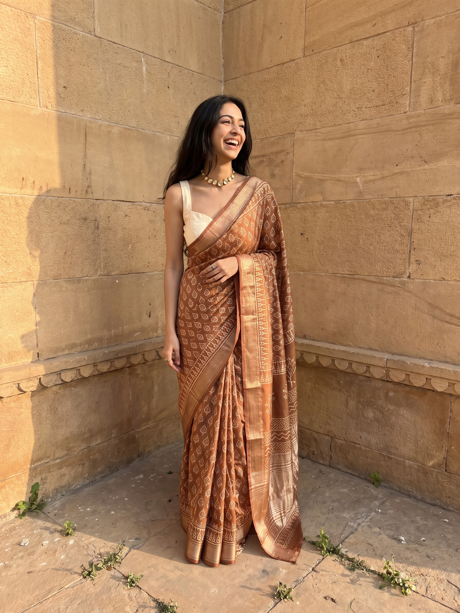 Vasanti Maheshwari Cotton Silk