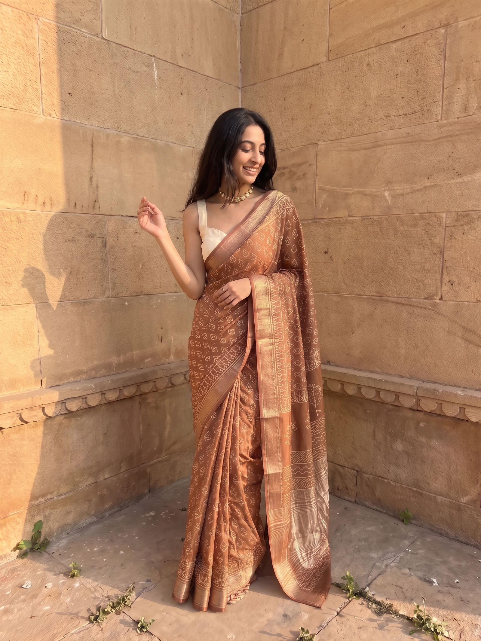 Vasanti Maheshwari Cotton Silk