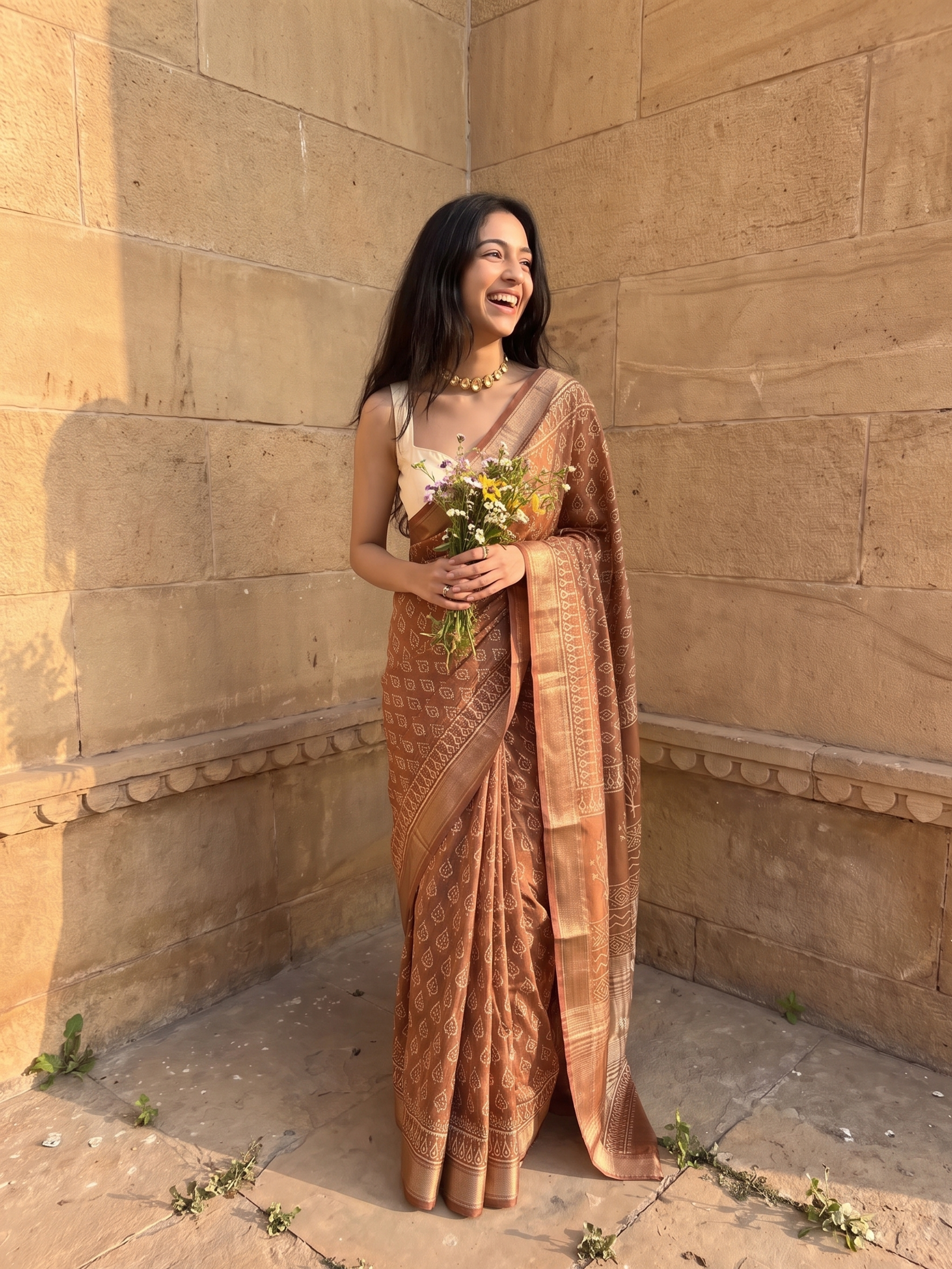 Vasanti Maheshwari Cotton Silk