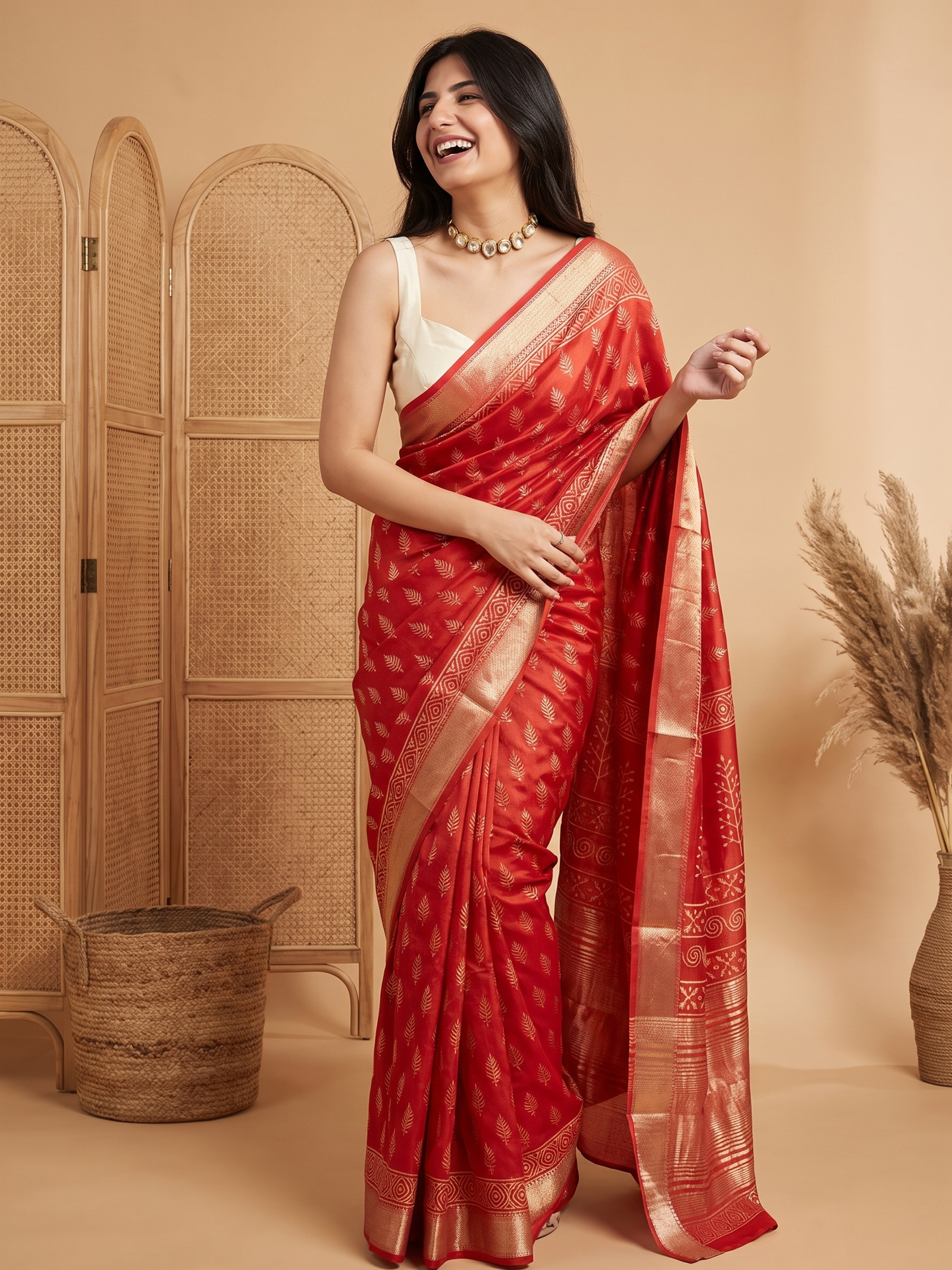 Kaveri Maheshwari Cotton Silk Saree