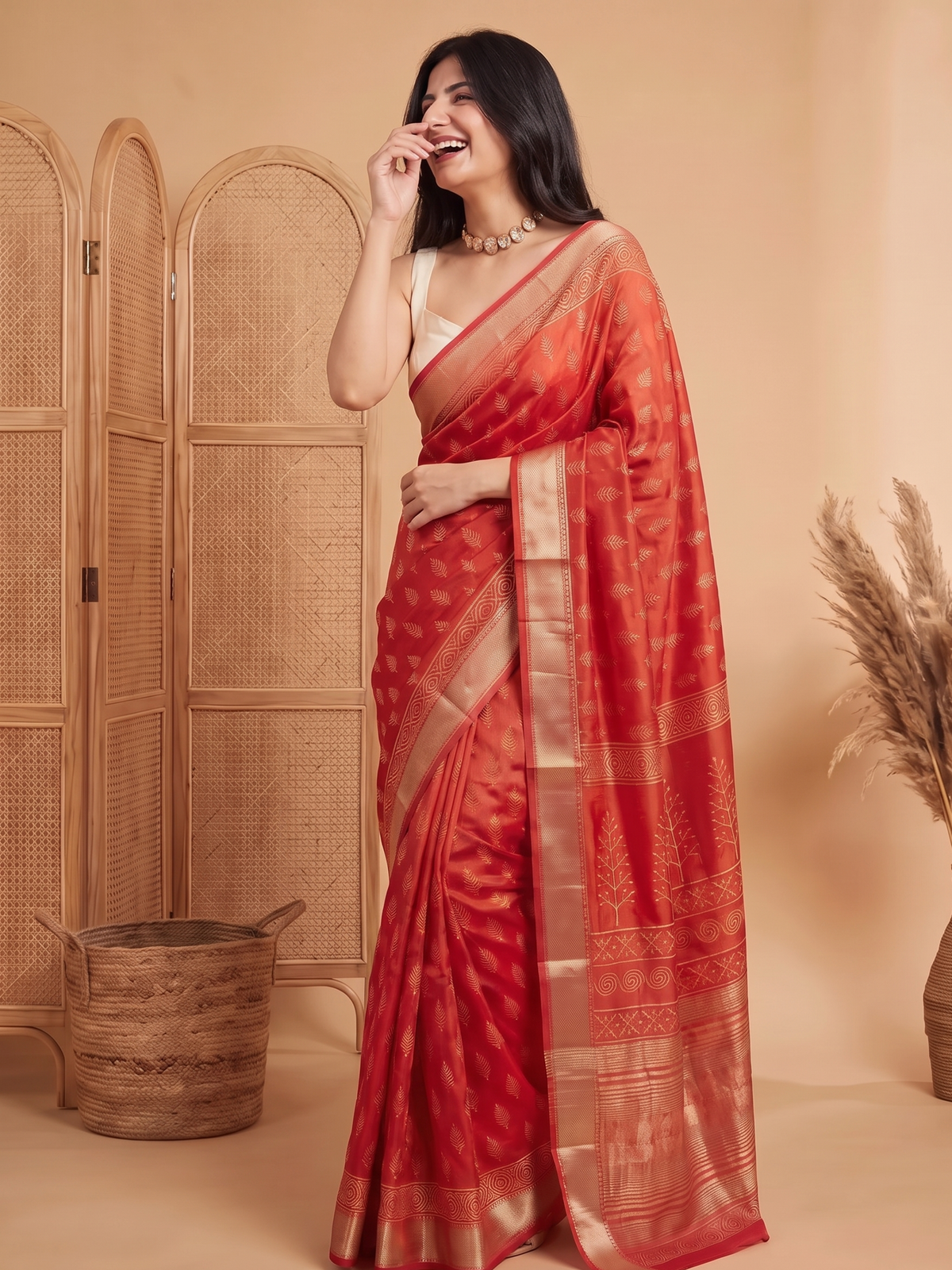 Kaveri Maheshwari Cotton Silk Saree