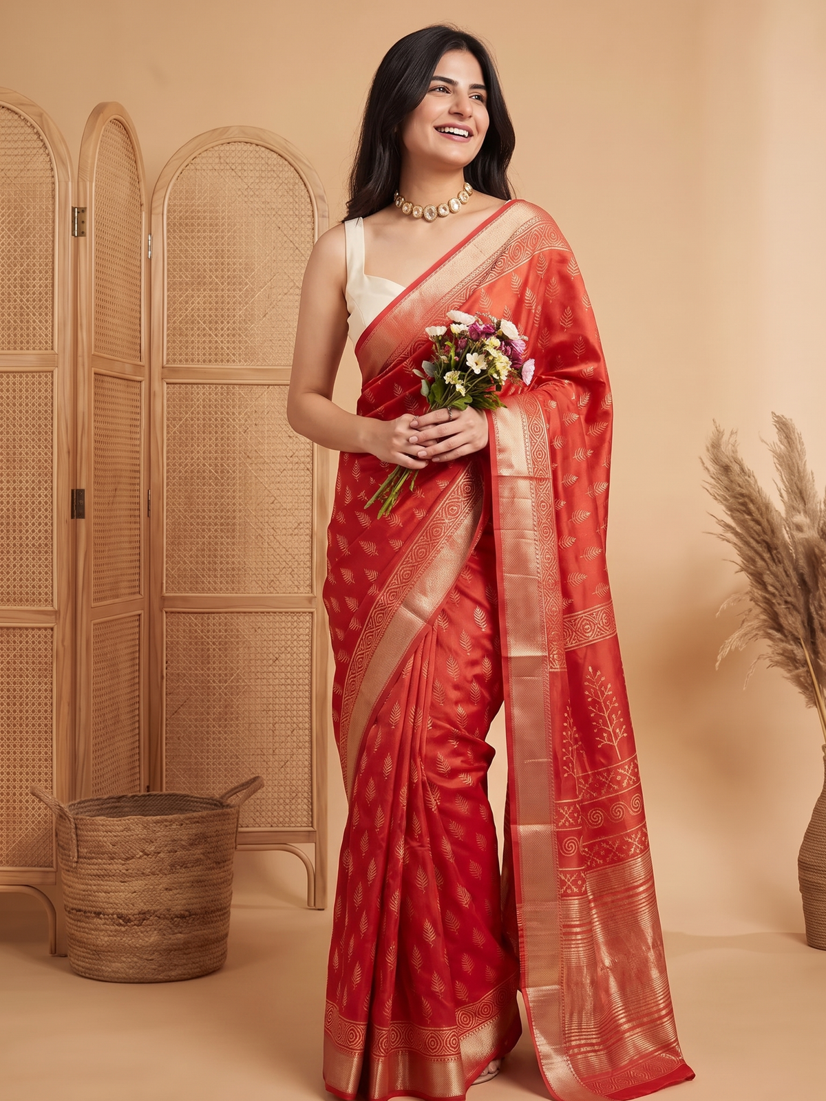 Kaveri Maheshwari Cotton Silk Saree