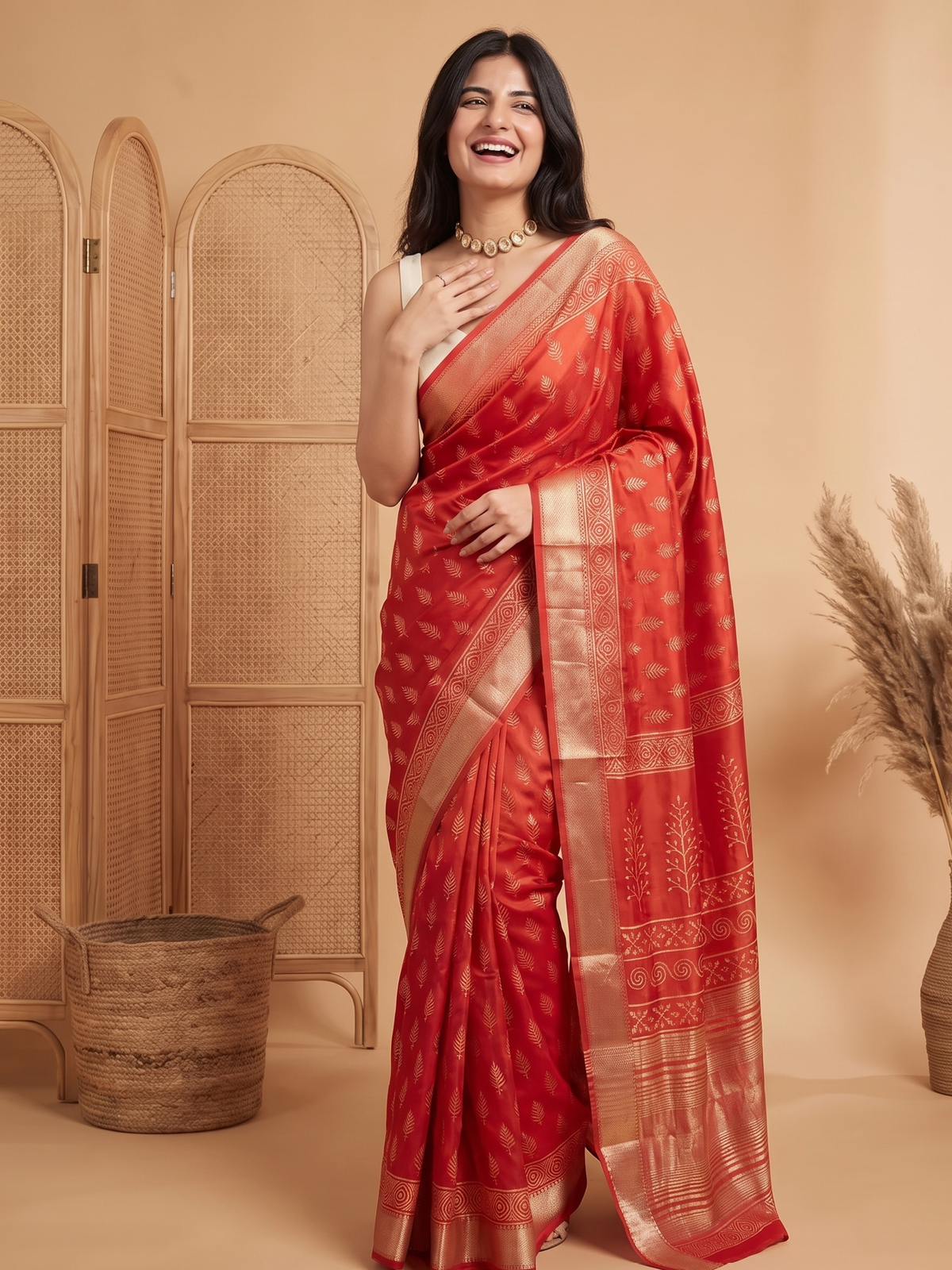 Kaveri Maheshwari Cotton Silk Saree
