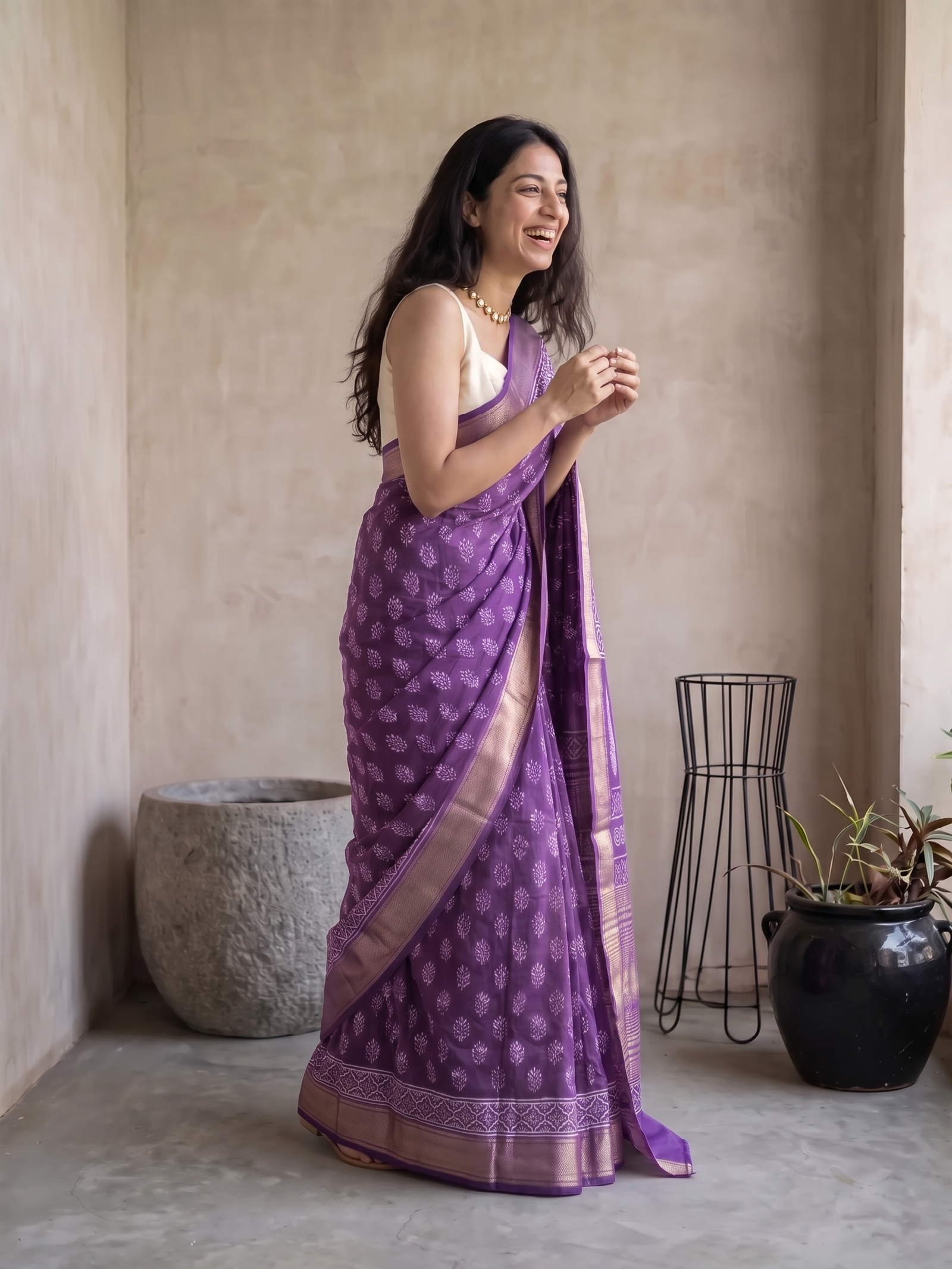 Vira Maheshwari Cotton Silk