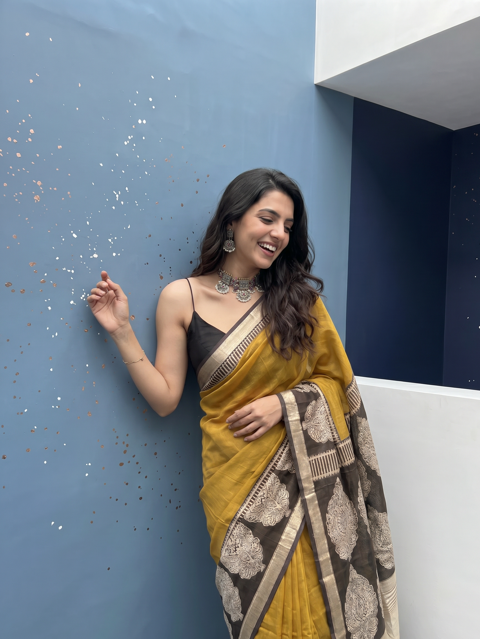 Loom Legacy Maheshwari Cotton Silk Saree
