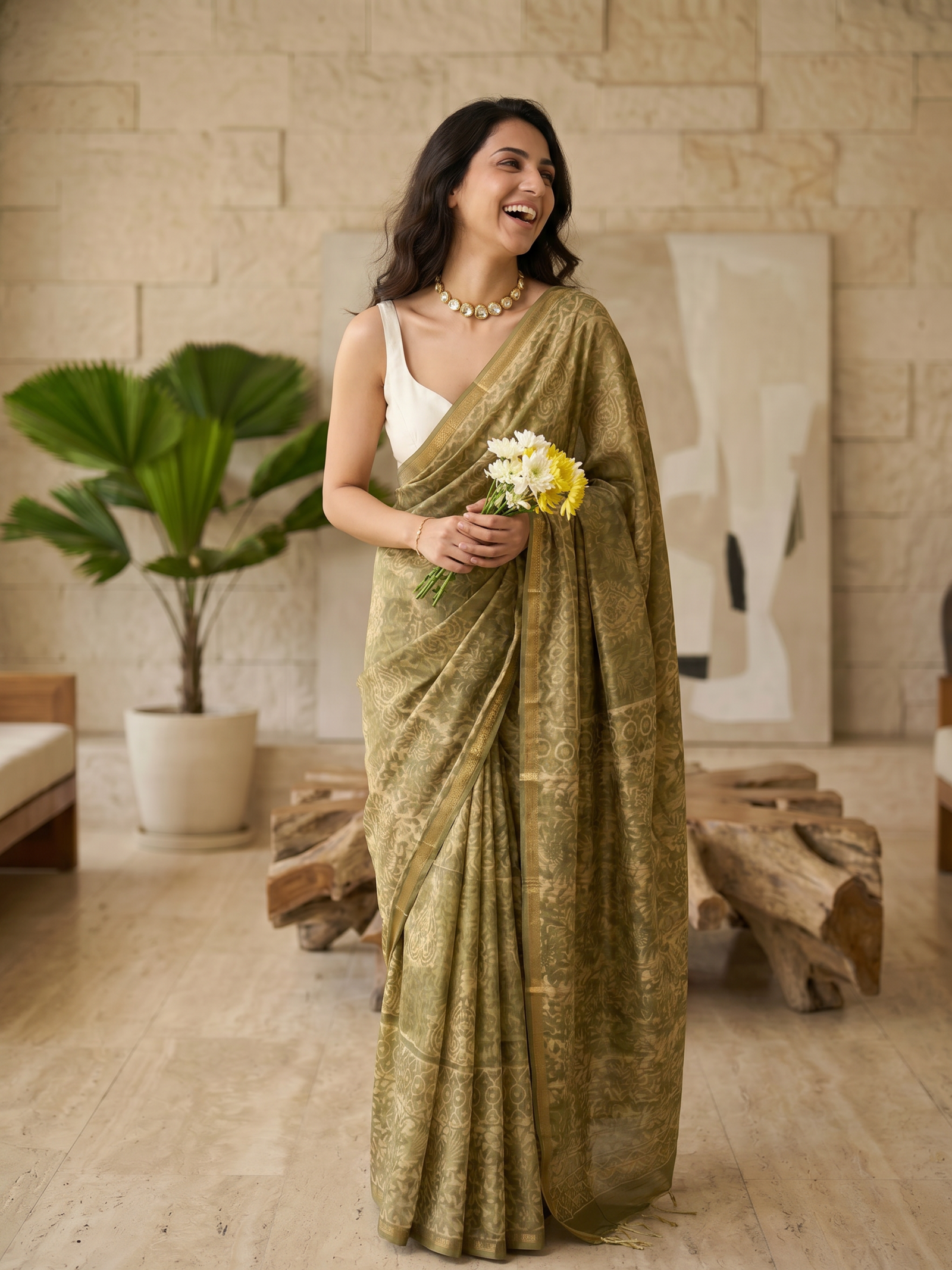 Vaidehi Maheshwari Cotton Silk Saree