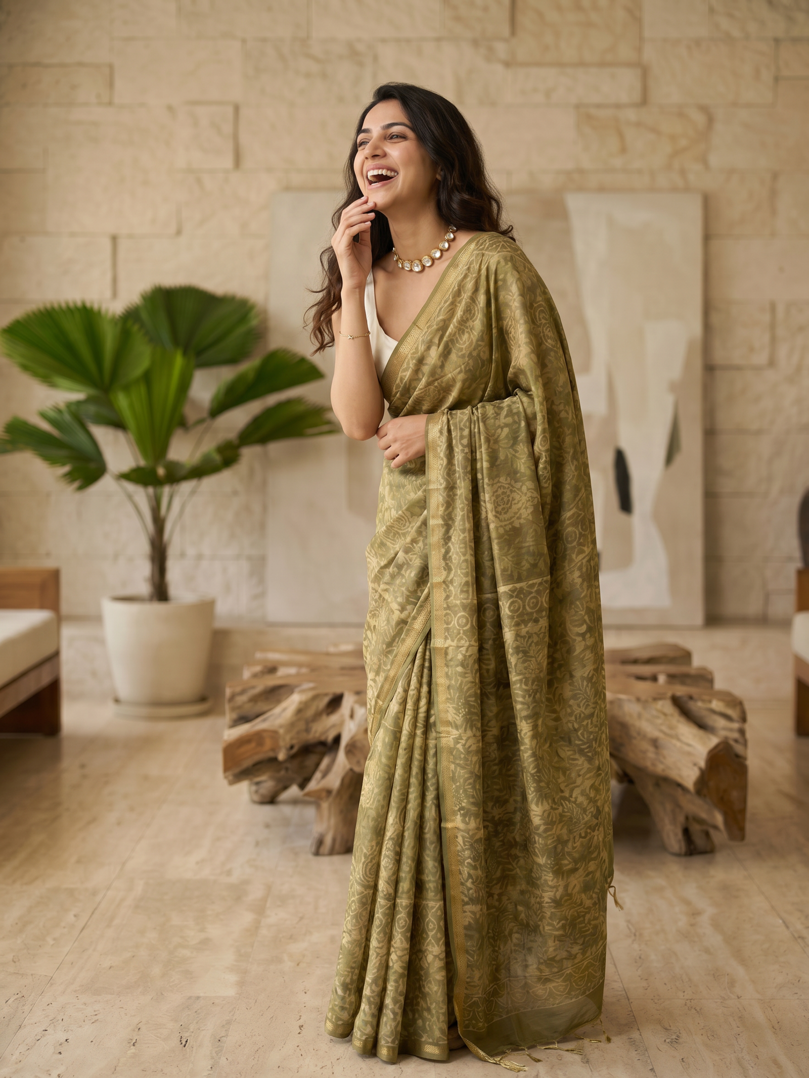Vaidehi Maheshwari Cotton Silk Saree