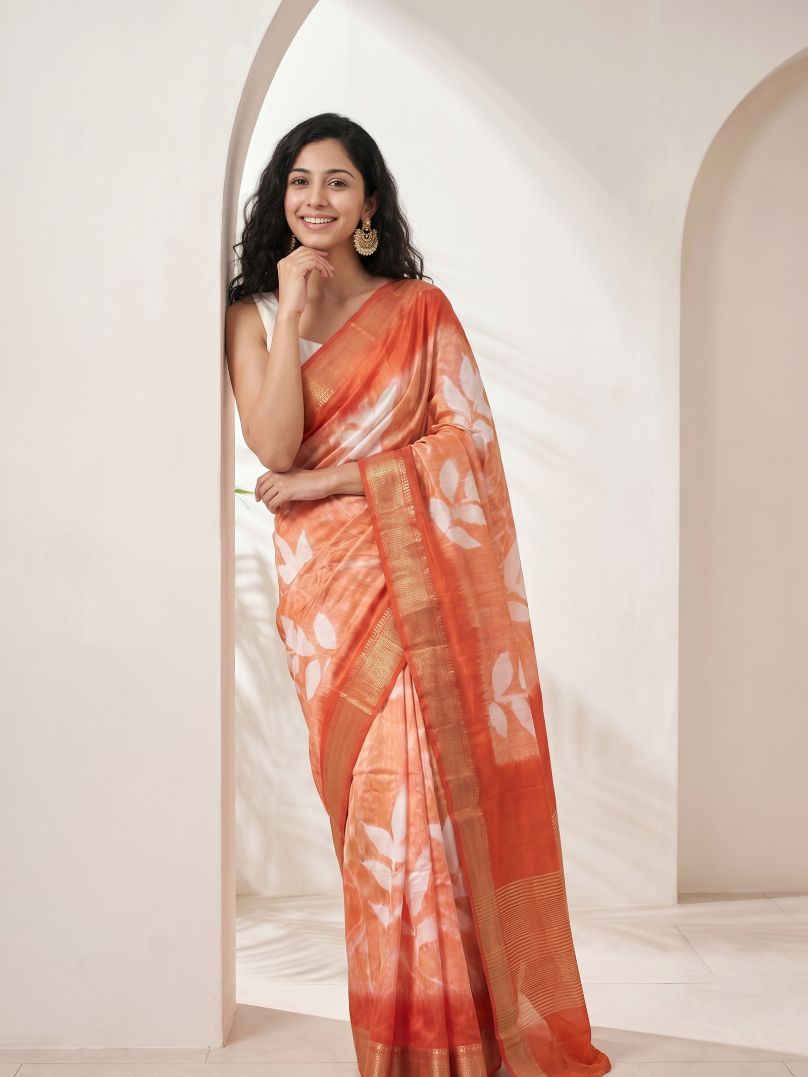 Anokhi Cotton Silk Maheshwari Saree