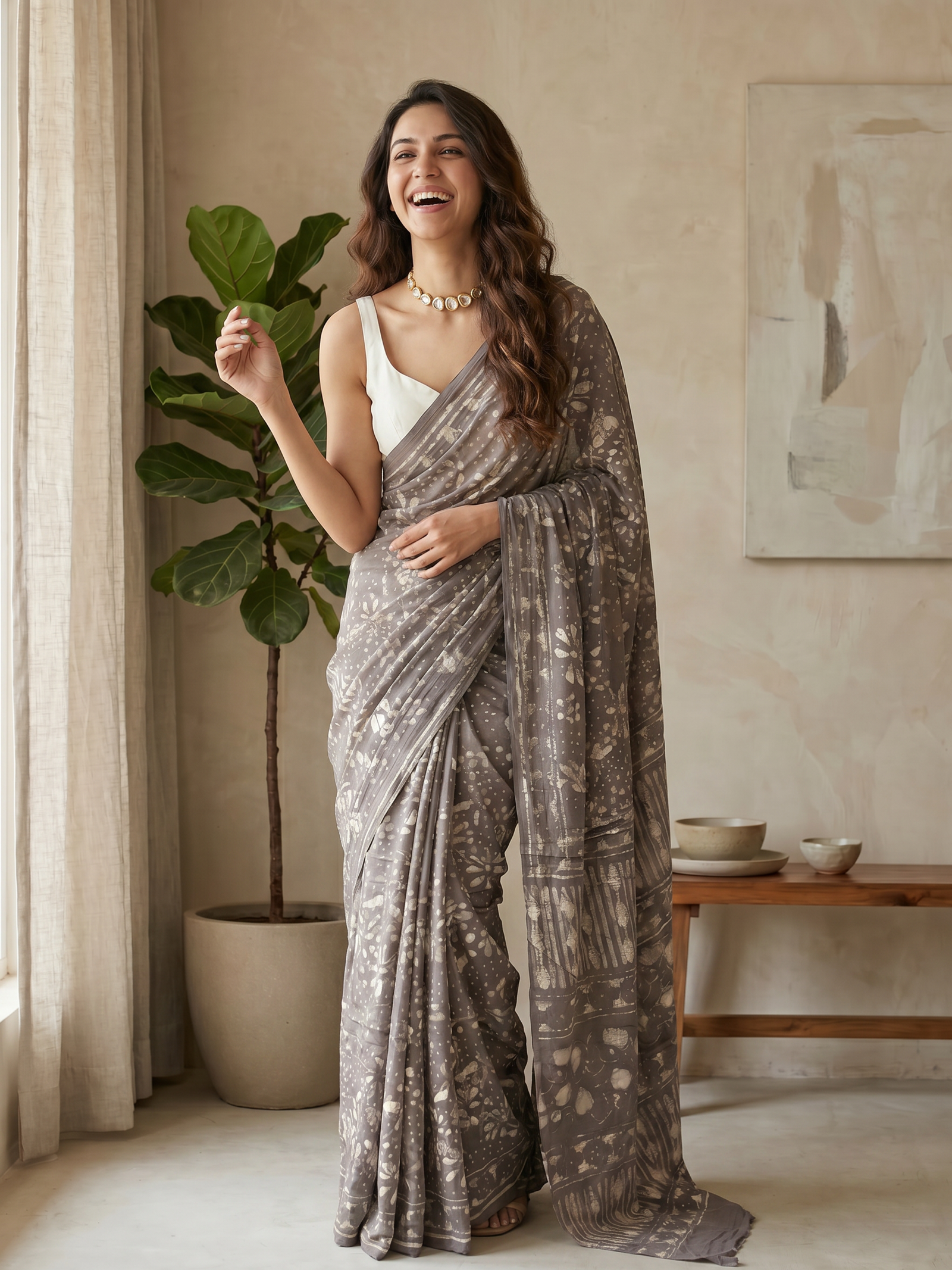 Riwa Mulmul Saree
