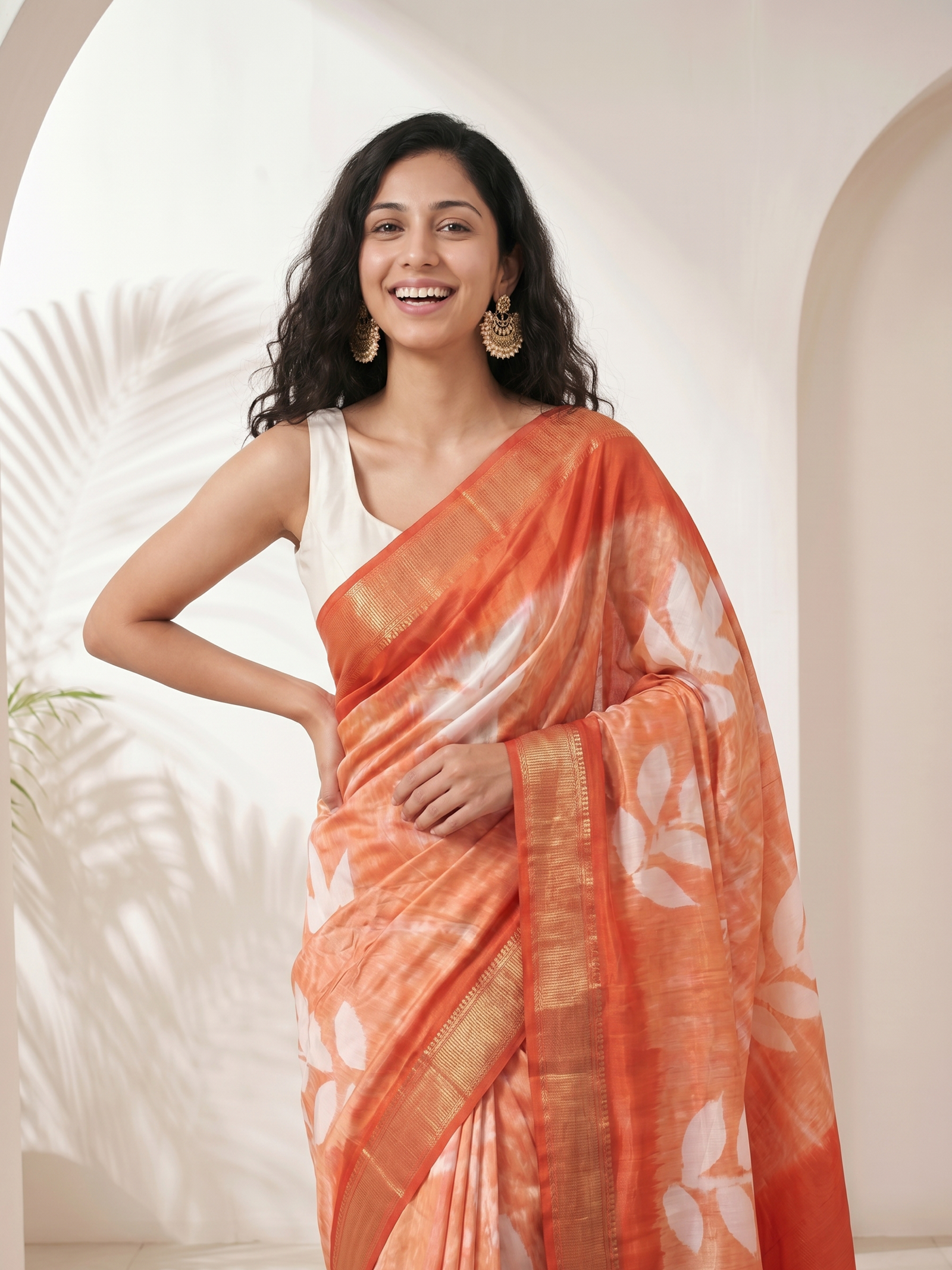 Anokhi Cotton Silk Maheshwari Saree