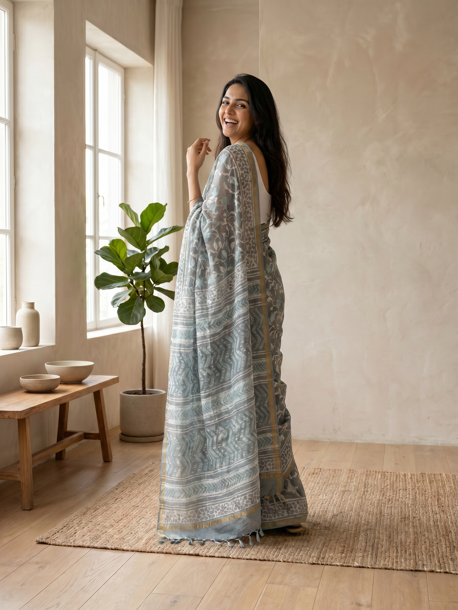 Rajeshwari Maheshwari Cotton Silk Saree