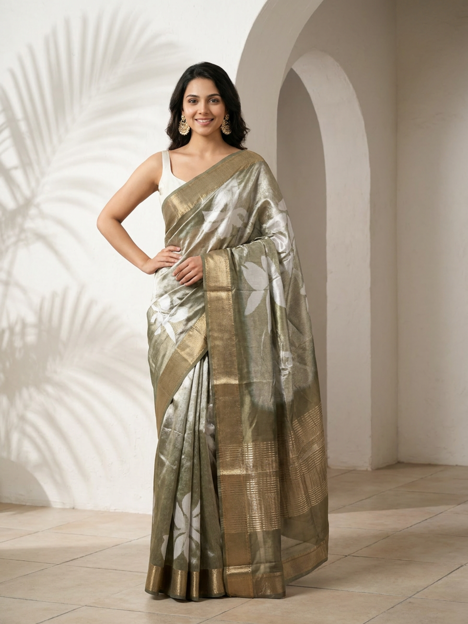 Rangriti Maheshwari Cotton Silk Saree